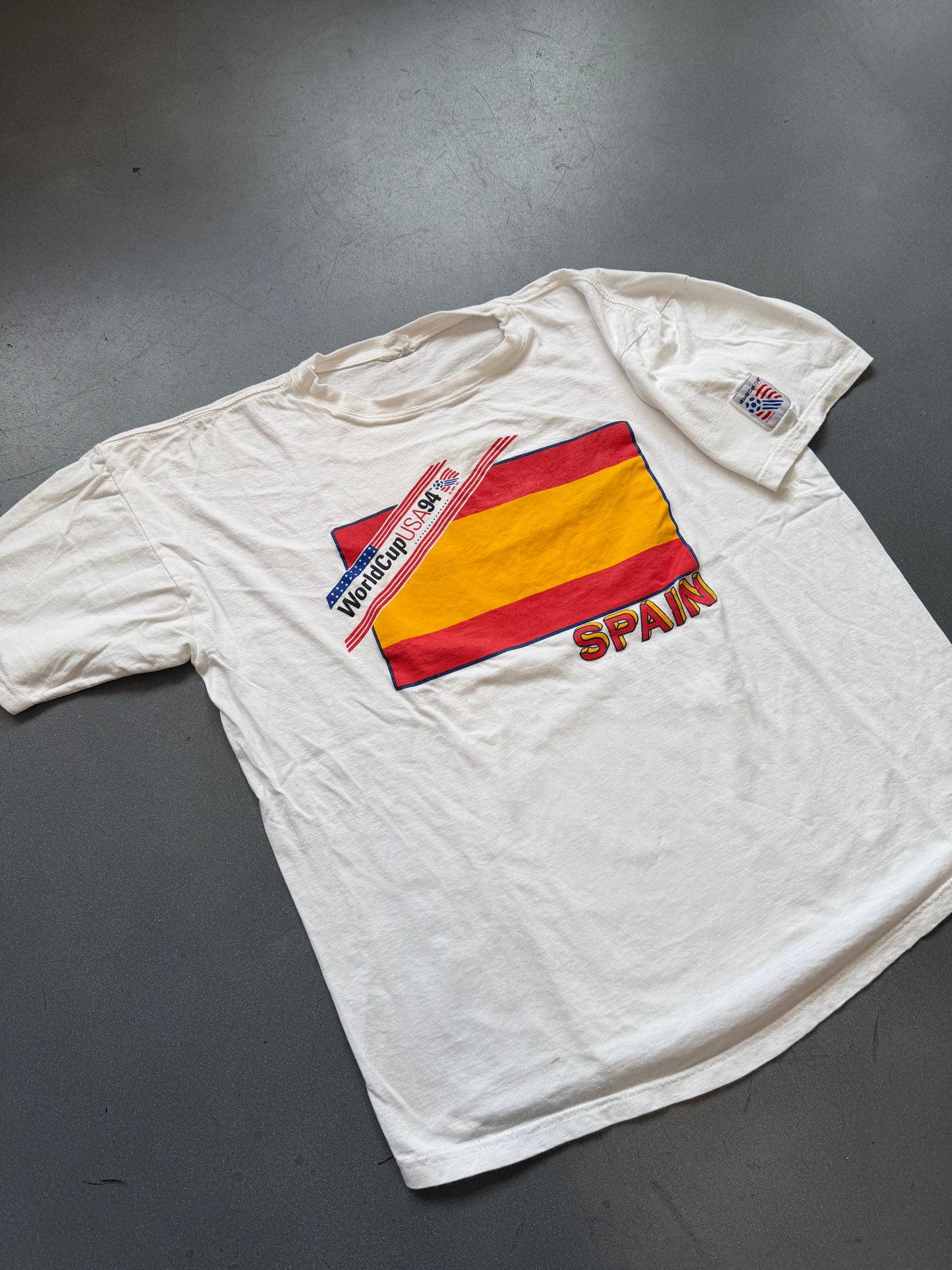 1994 WORLD CUP USA SPAIN TEE (JATO TAG)