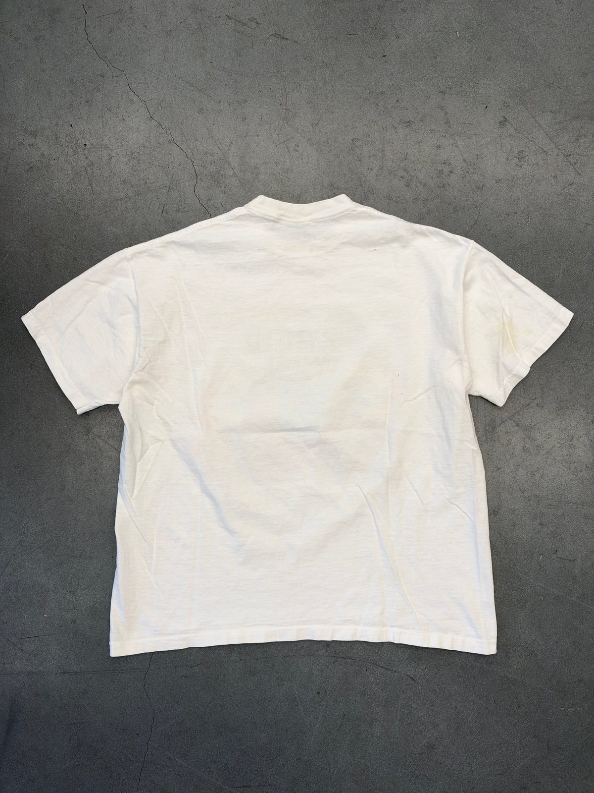 1991 HOLYFIELD TYSON WORLD HEAVYWEIGHT CHAMPIONSHIP CAESARS PALACE PUFF PRINT TEE (TLC TAG)