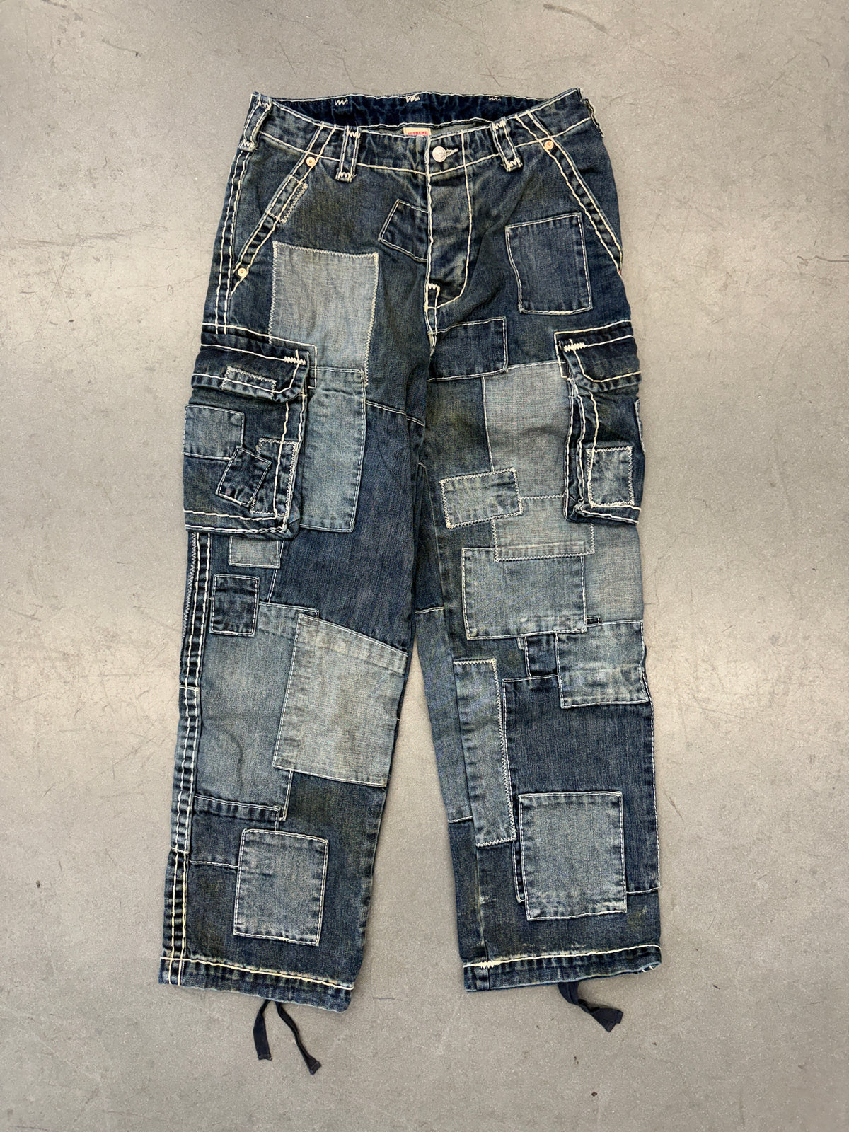 FW25 SUPREME TRUE RELIGION PATCHWORK CARGO PANT