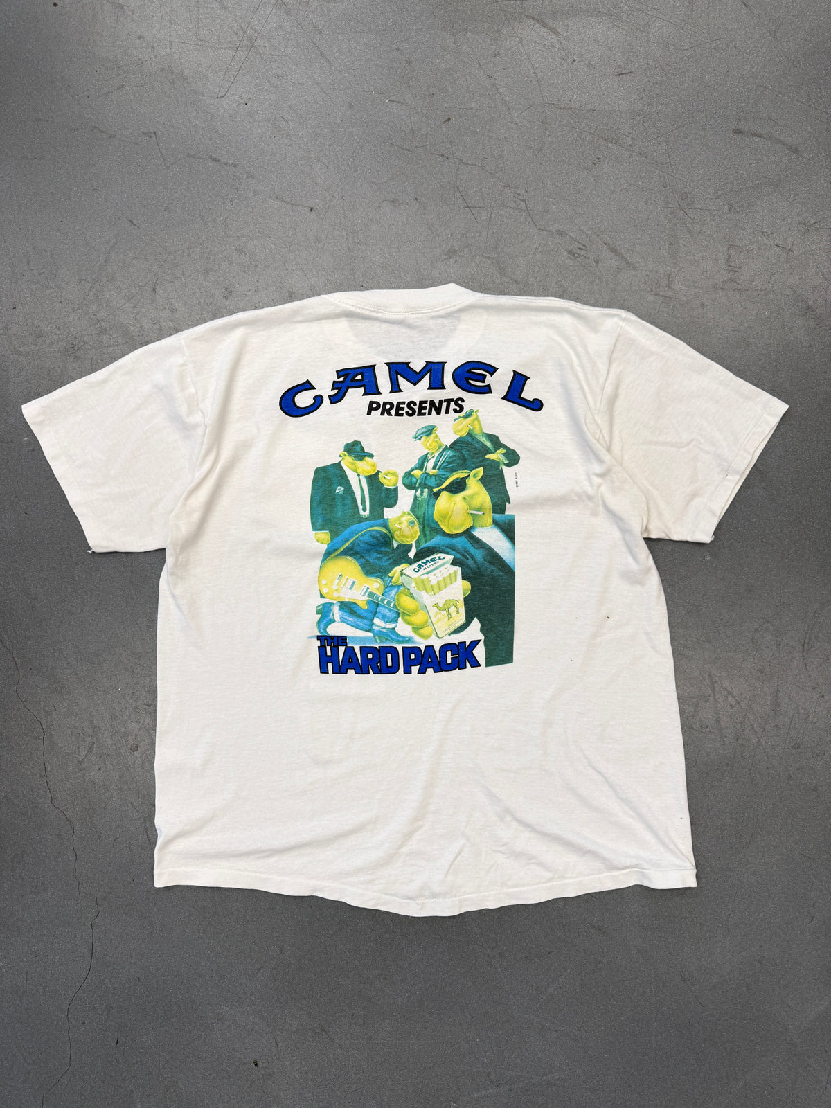 90'S CAMEL "THE HARD PACK" POCKET TEE (PULLED TAG)