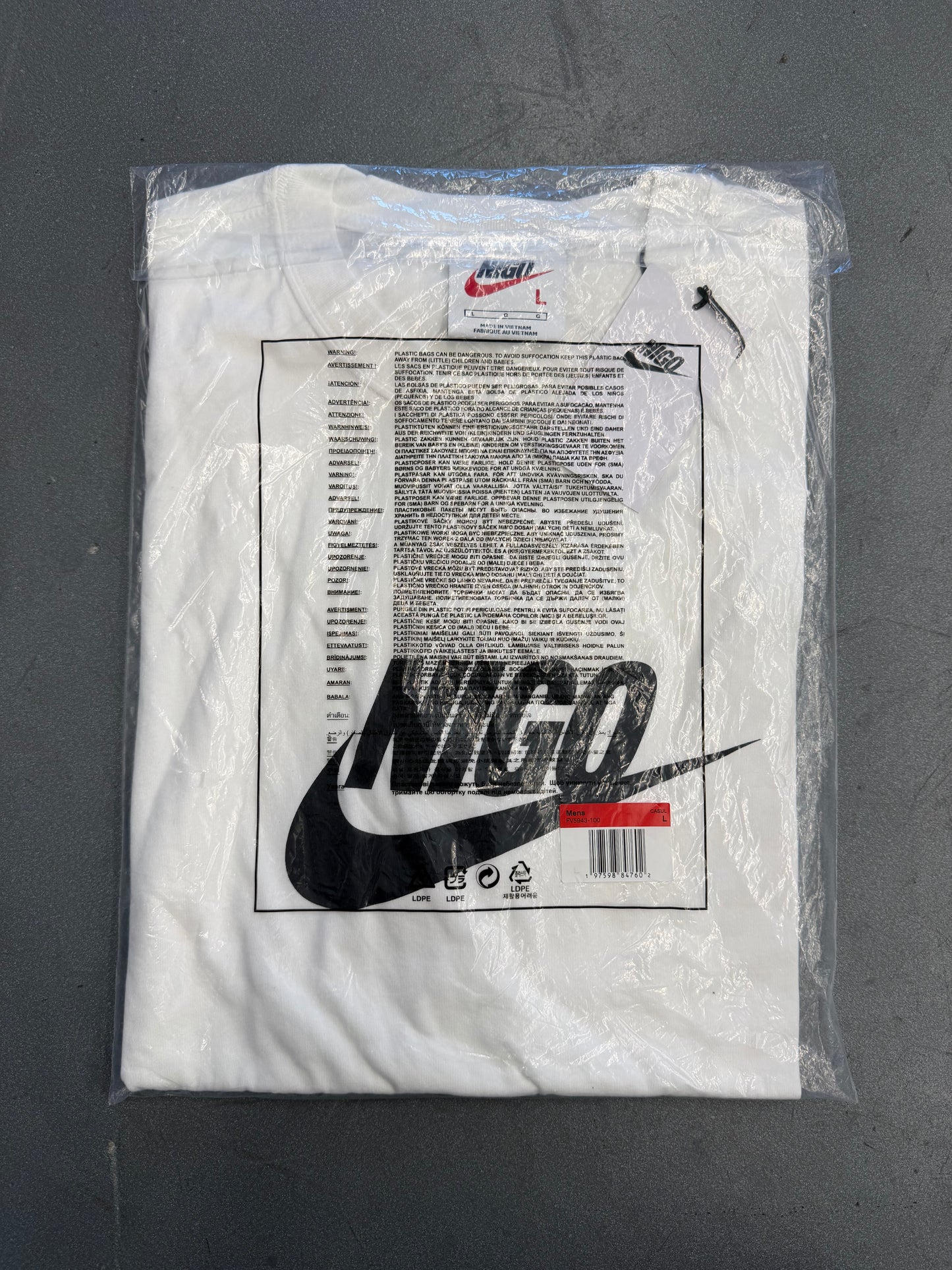 FW24 NIKE X NIGO TEE - WHITE (NWT)