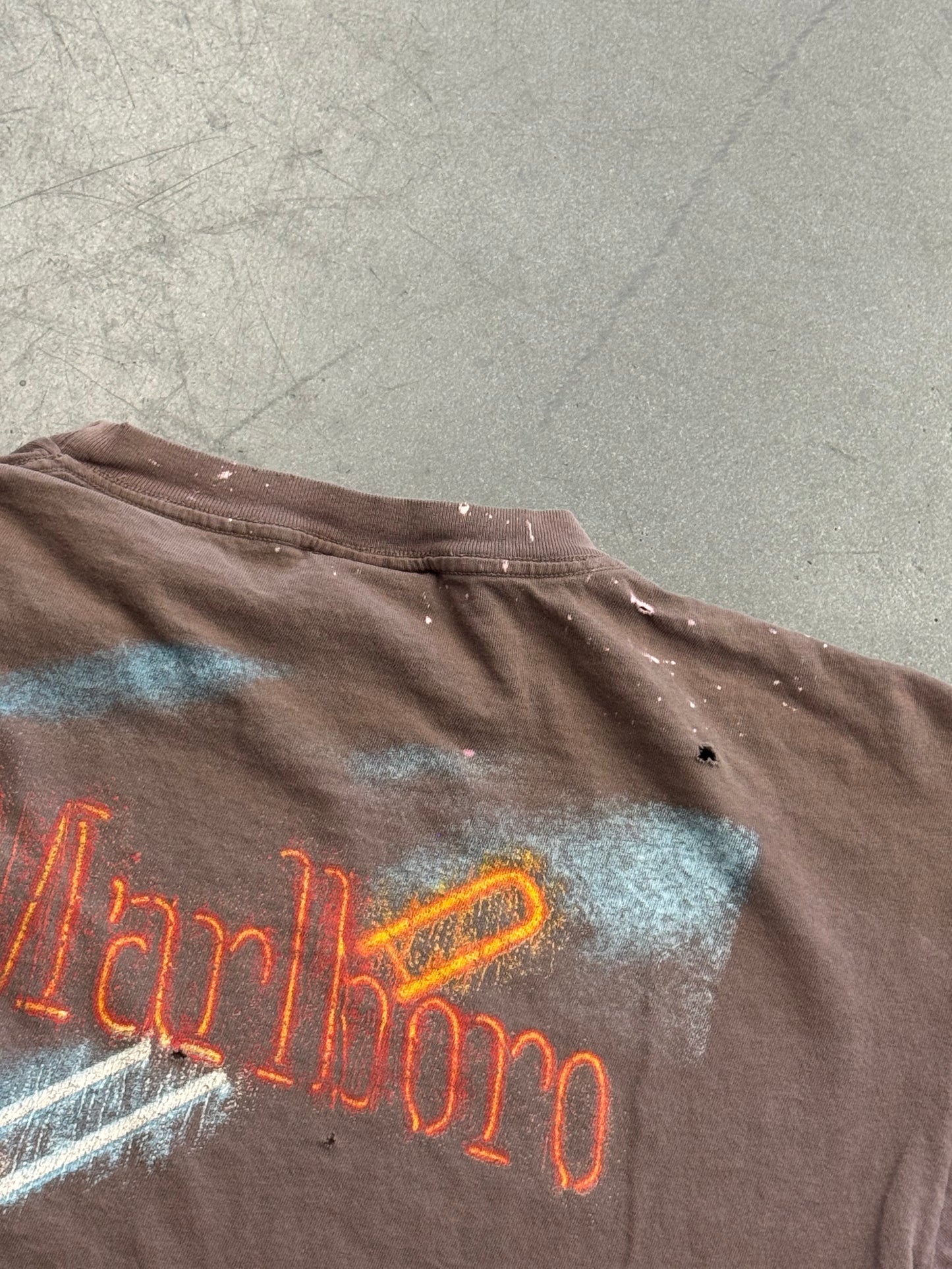 90S MARLBORO NEON SIGN POCKET TEE (MARLBORO COUNTY STORE)