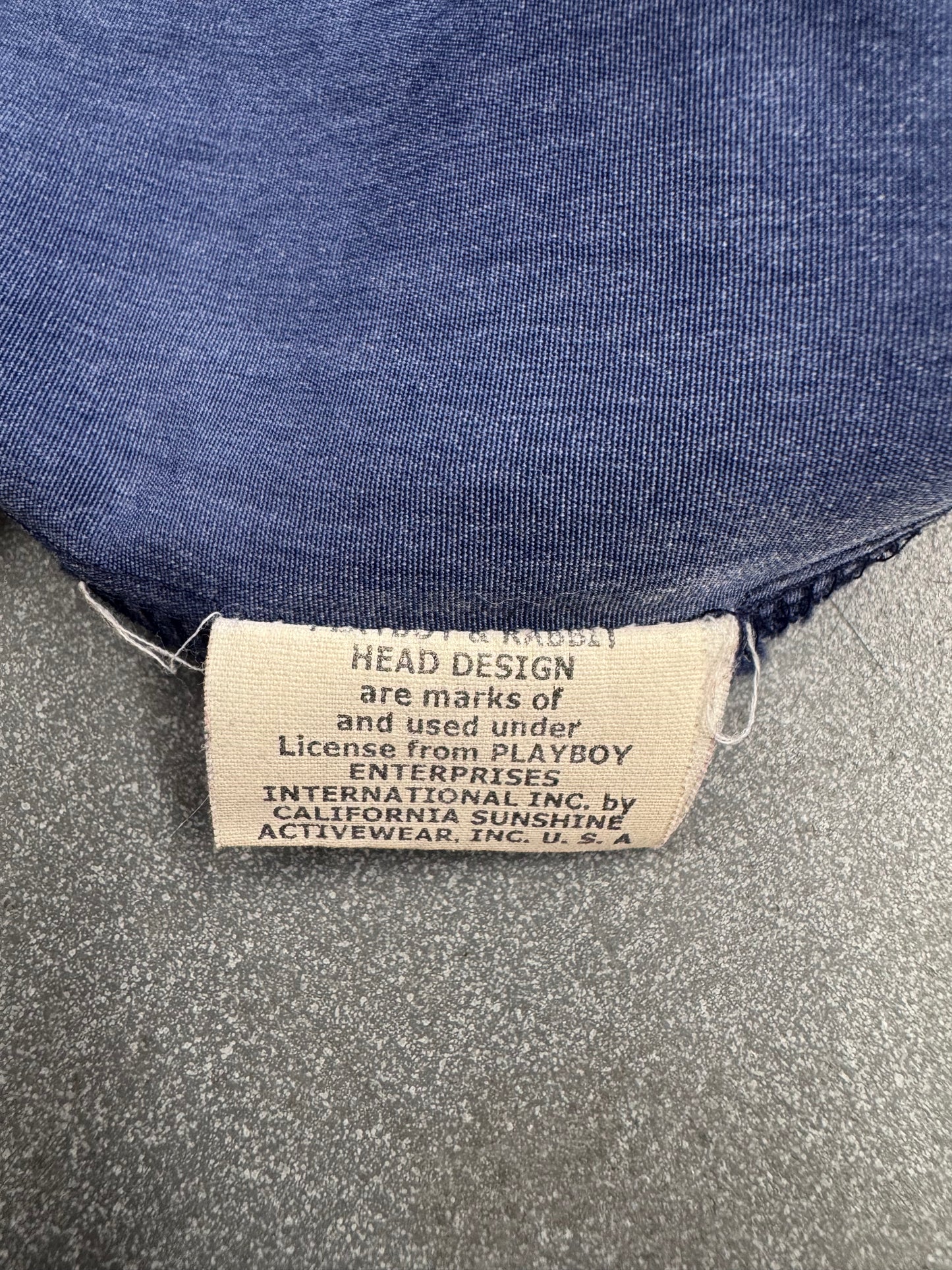 90S PLAYBOY PANELS COLLARD ZIP UP SHIRT