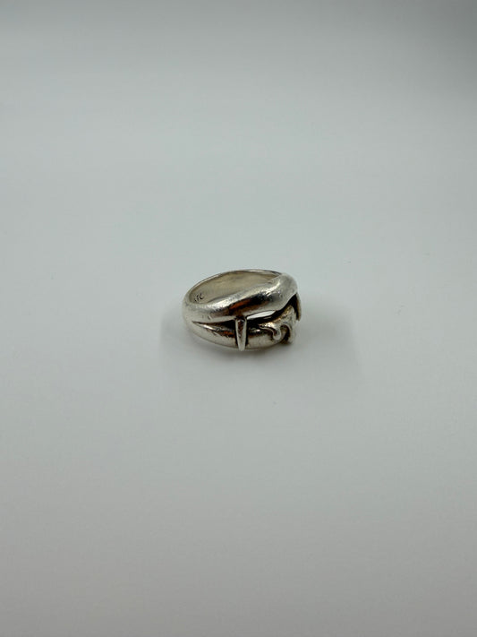 YOHJI YAMAMOTO VAMPIRE BLOOD .950 STERLING SILVER  RING