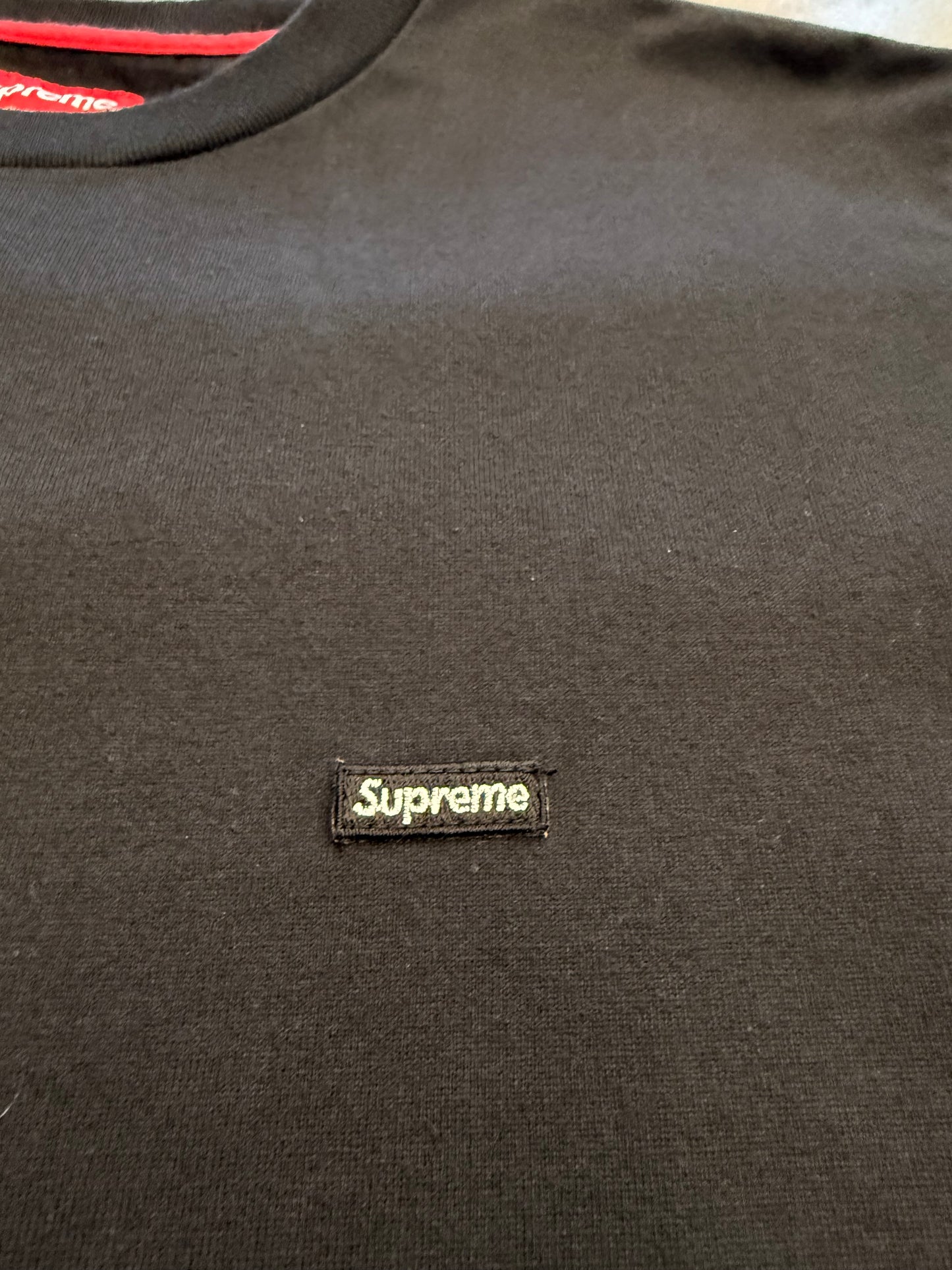 SUPREME SMALL BOX LOGO TEE BLACK