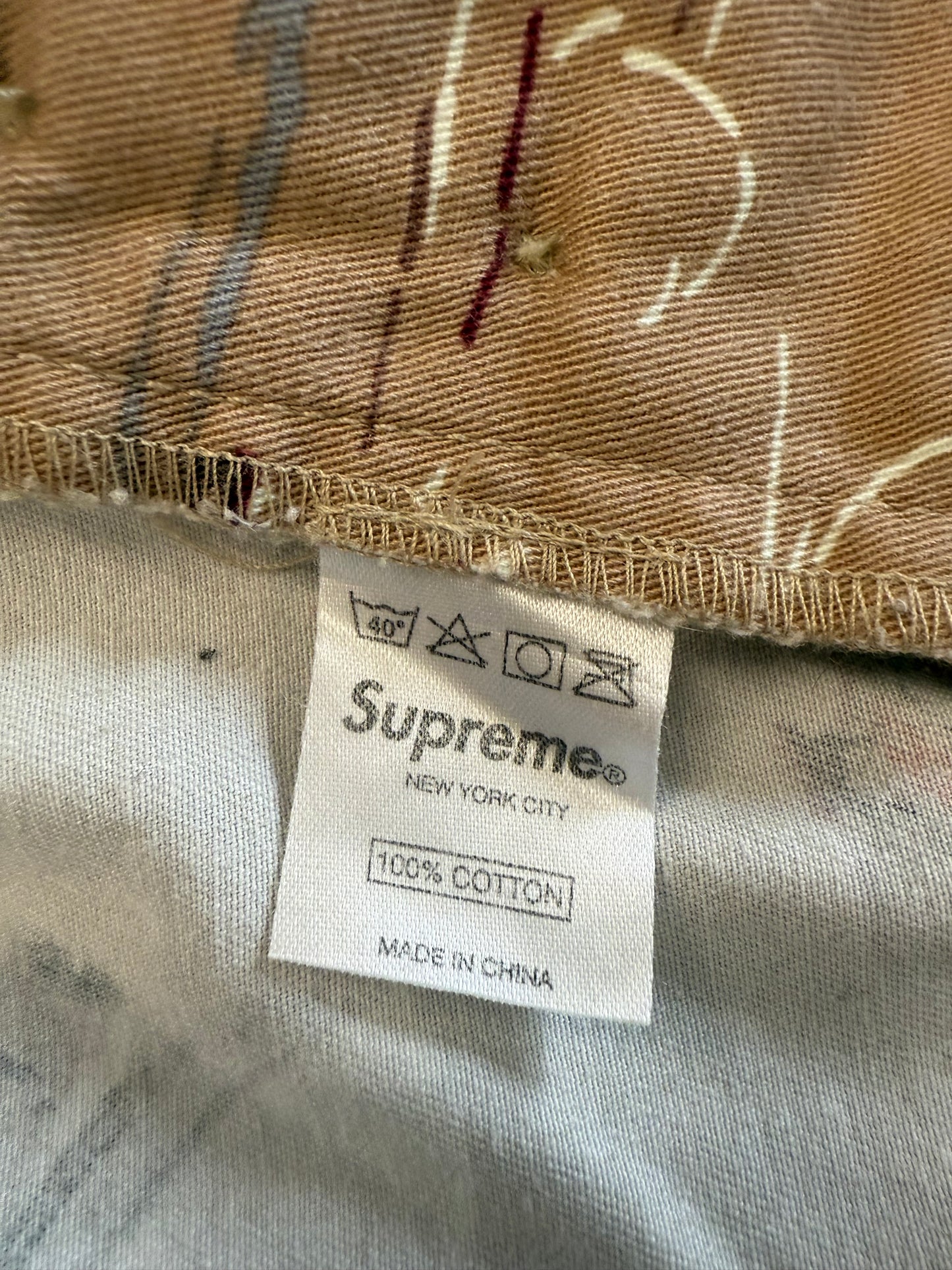 SS08 SUPREME AIRPLANE SHORTS - KHAKI (36)