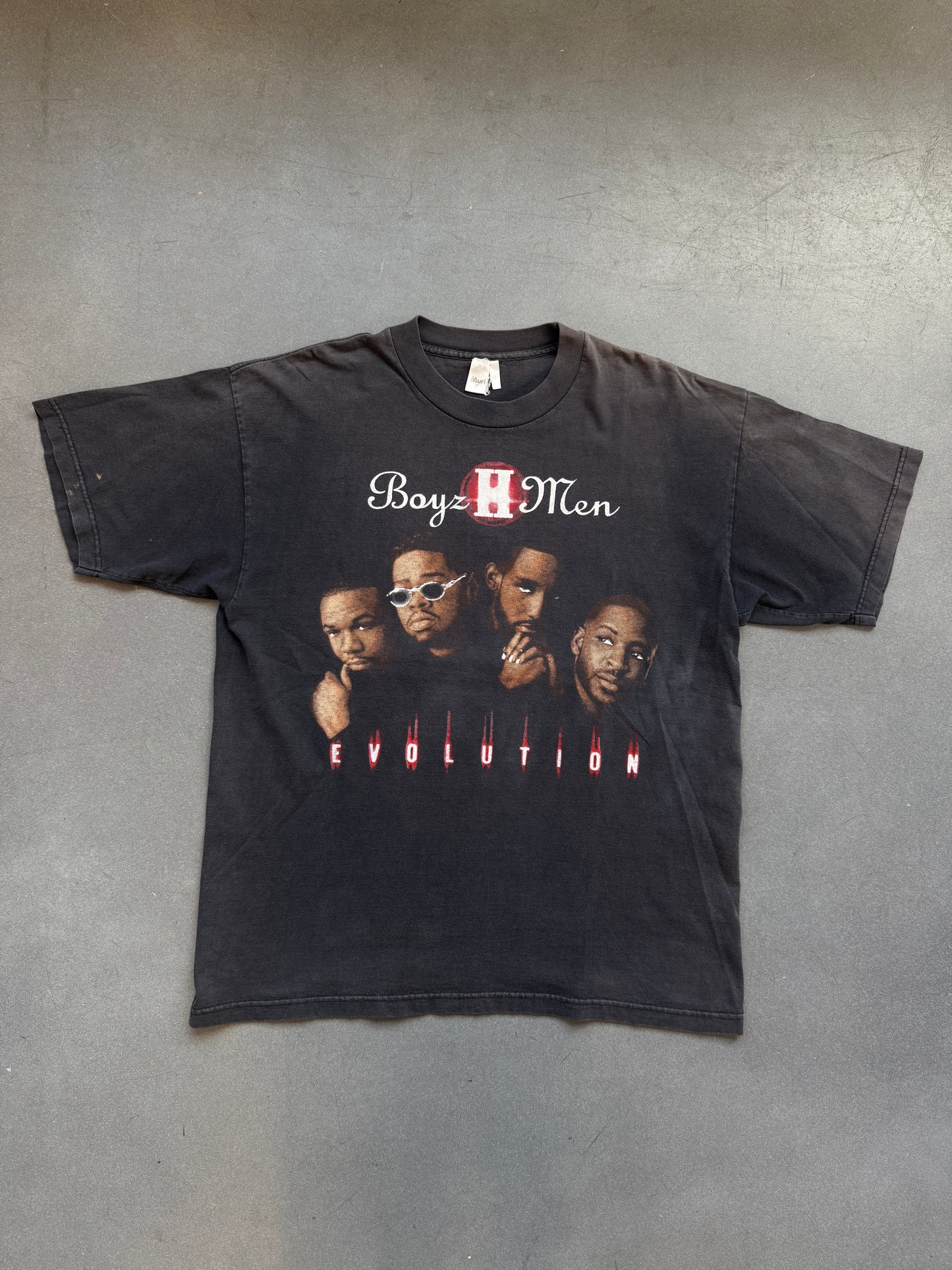 1998 BOYZ II MEN EVOLUTION WORLD TOUR LIVE IN CONCERT TEE (MURINA TAG)