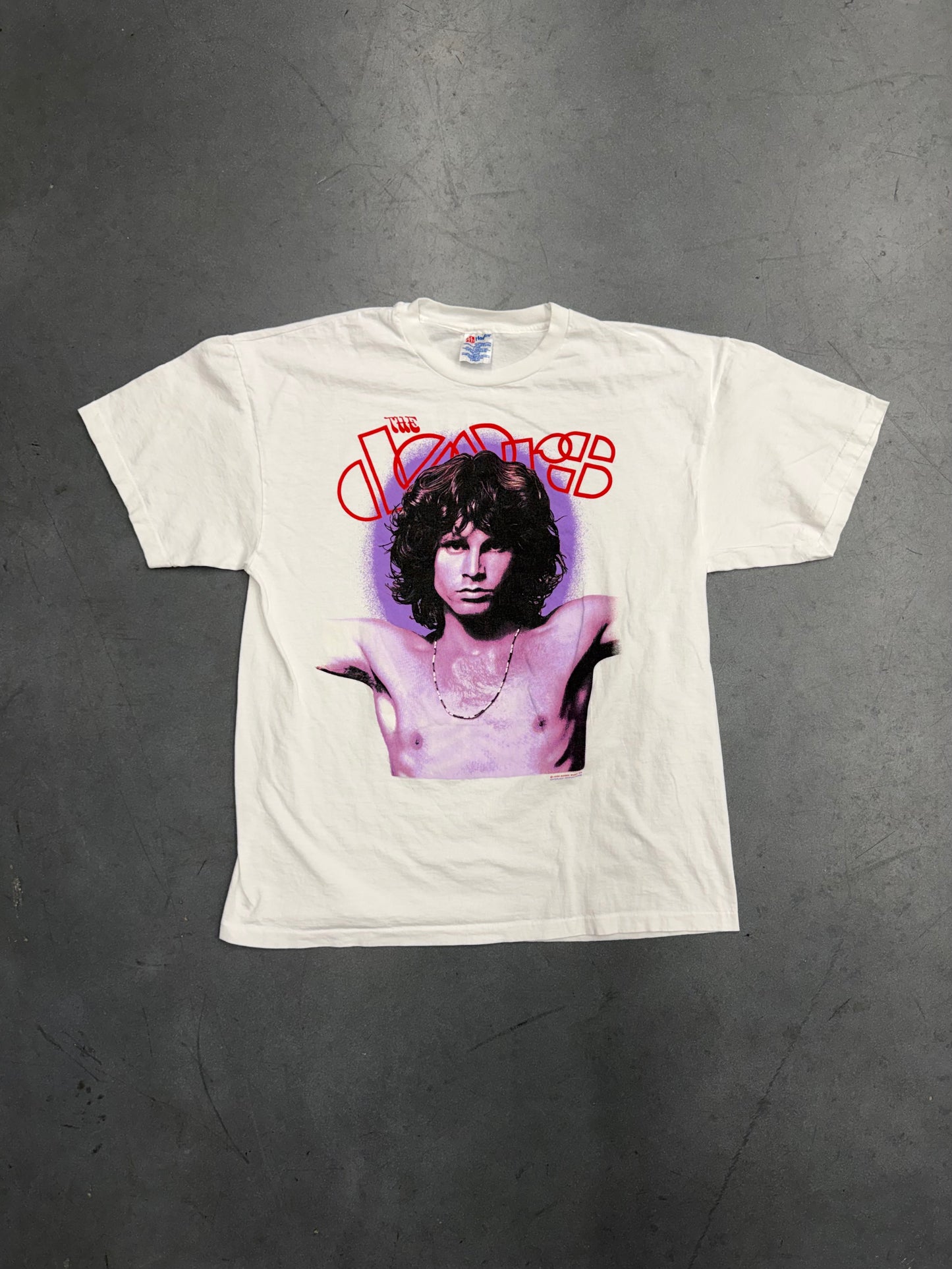 1990 THE DOORS JIM MORRISON TEE (HANES TAG)