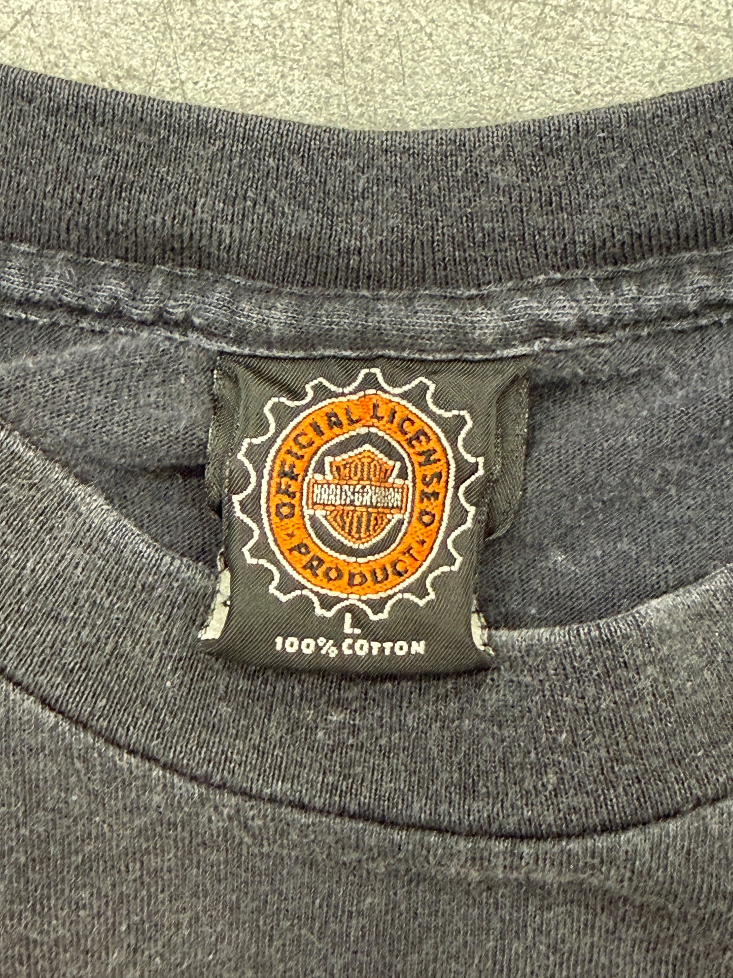 1996 HARLEY-DAVIDSON "A LEGEND CARVED IN STONE" TEE