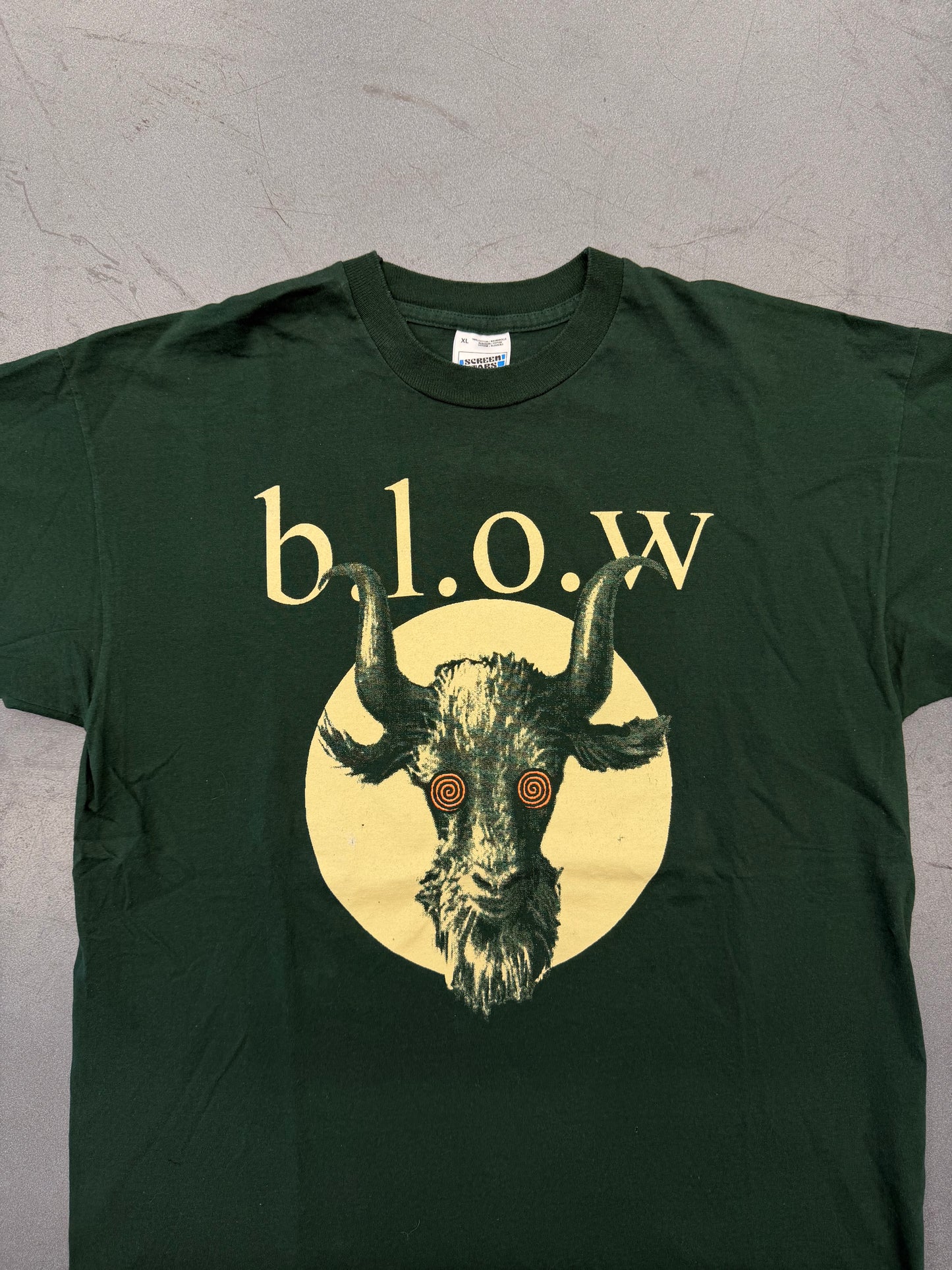 90'S B.L.O.W "MAN & GOAT ALIKE" TEE (SCREEN STARS TAG)