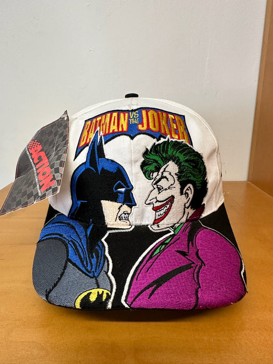 1998 BATMAN VS. JOKER SHOWDOWN AT CHARLOTTE RARE NASCAR SNAPBACK HAT NEW WITH TAGS