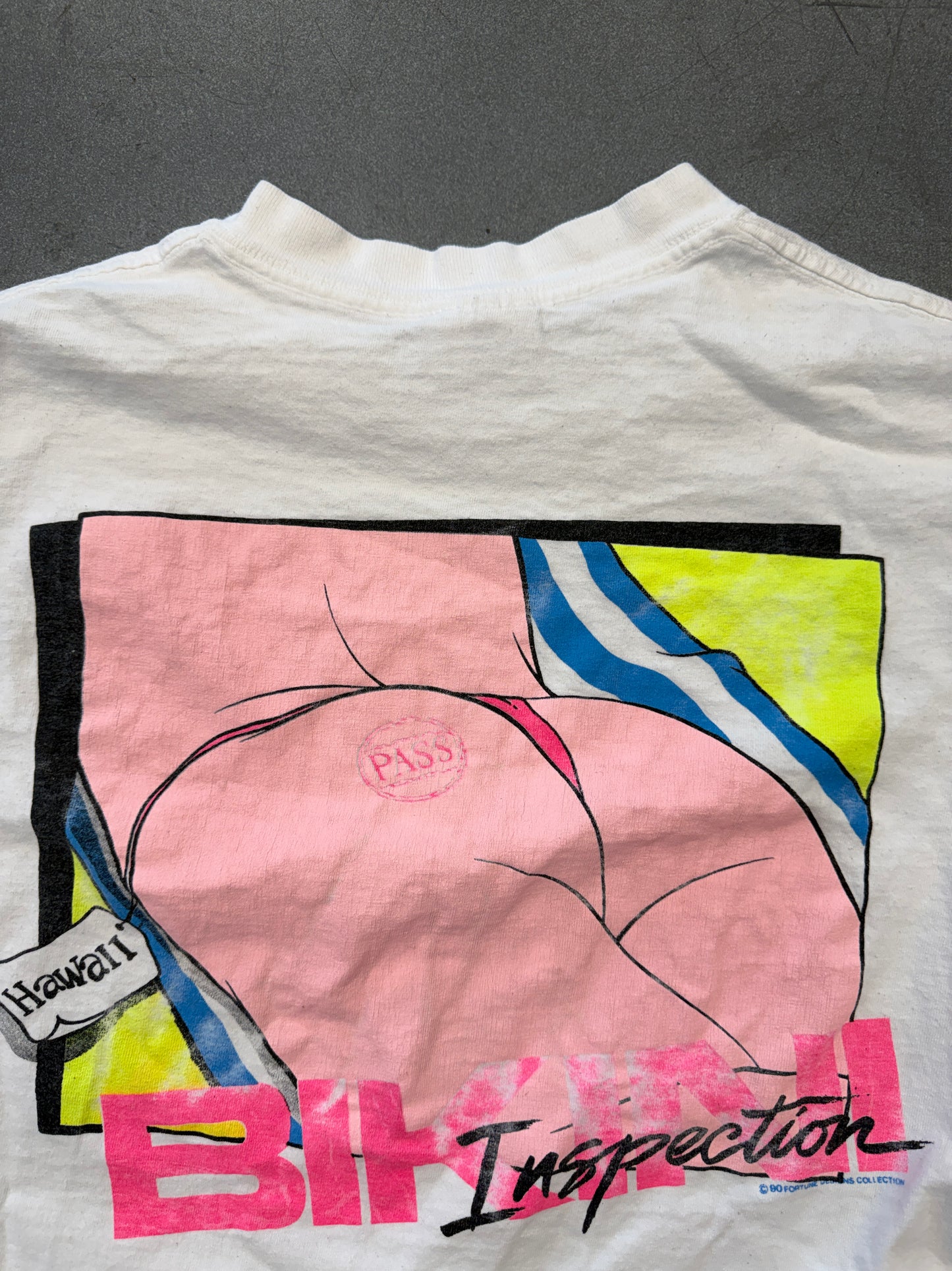 1990 HAWAII BIKINI INSPECTION TEE (SOF TEE TAG)