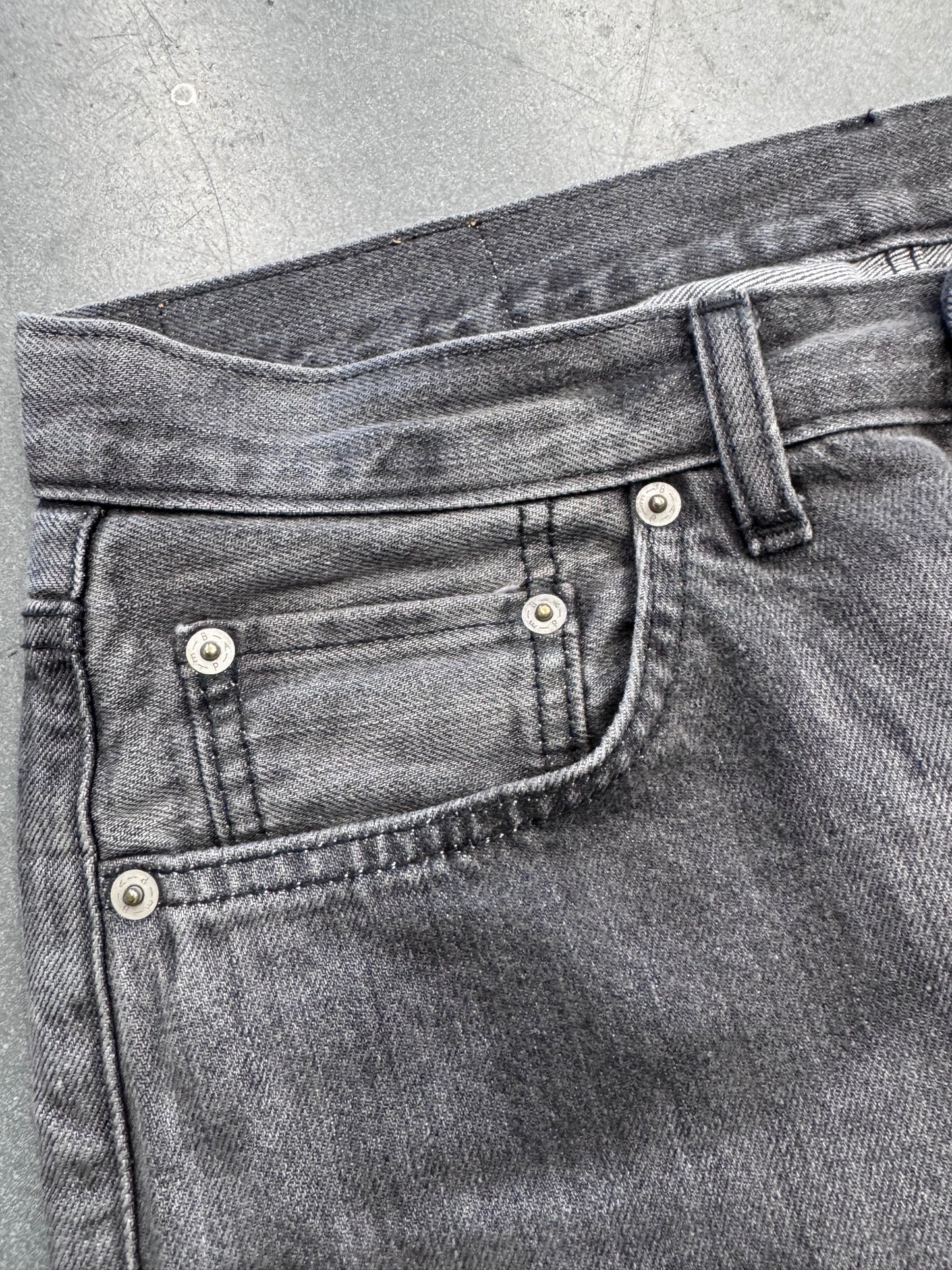 A BATHING APE BAPE HIGH TONE BLEACH REGULAR FIT DENIM PANTS MENS