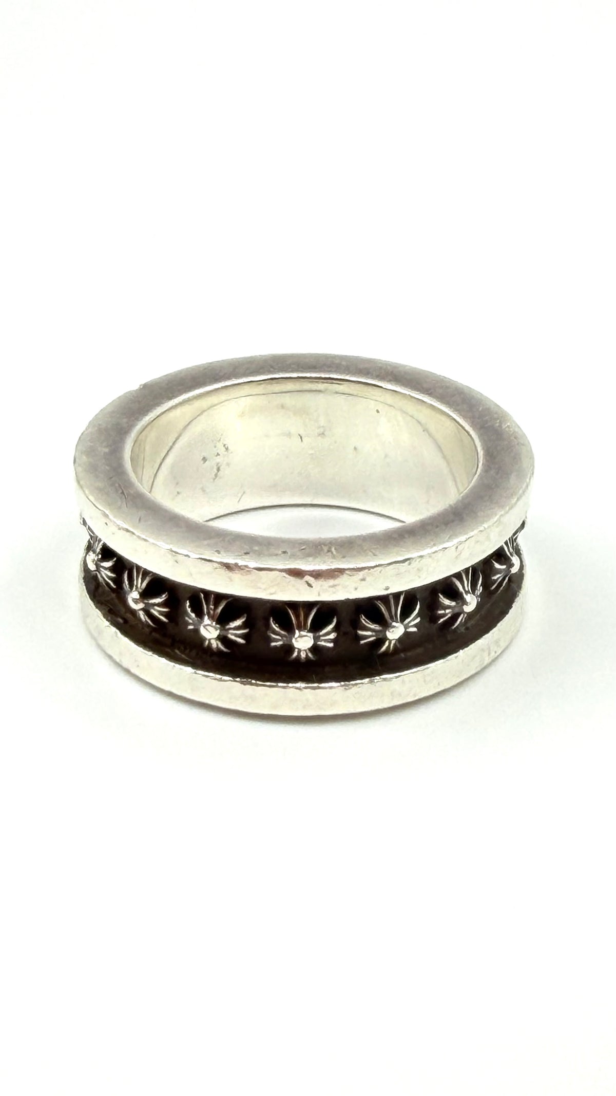 CHROME HEARTS MINI PLUS BEARING SILVER RING - 5