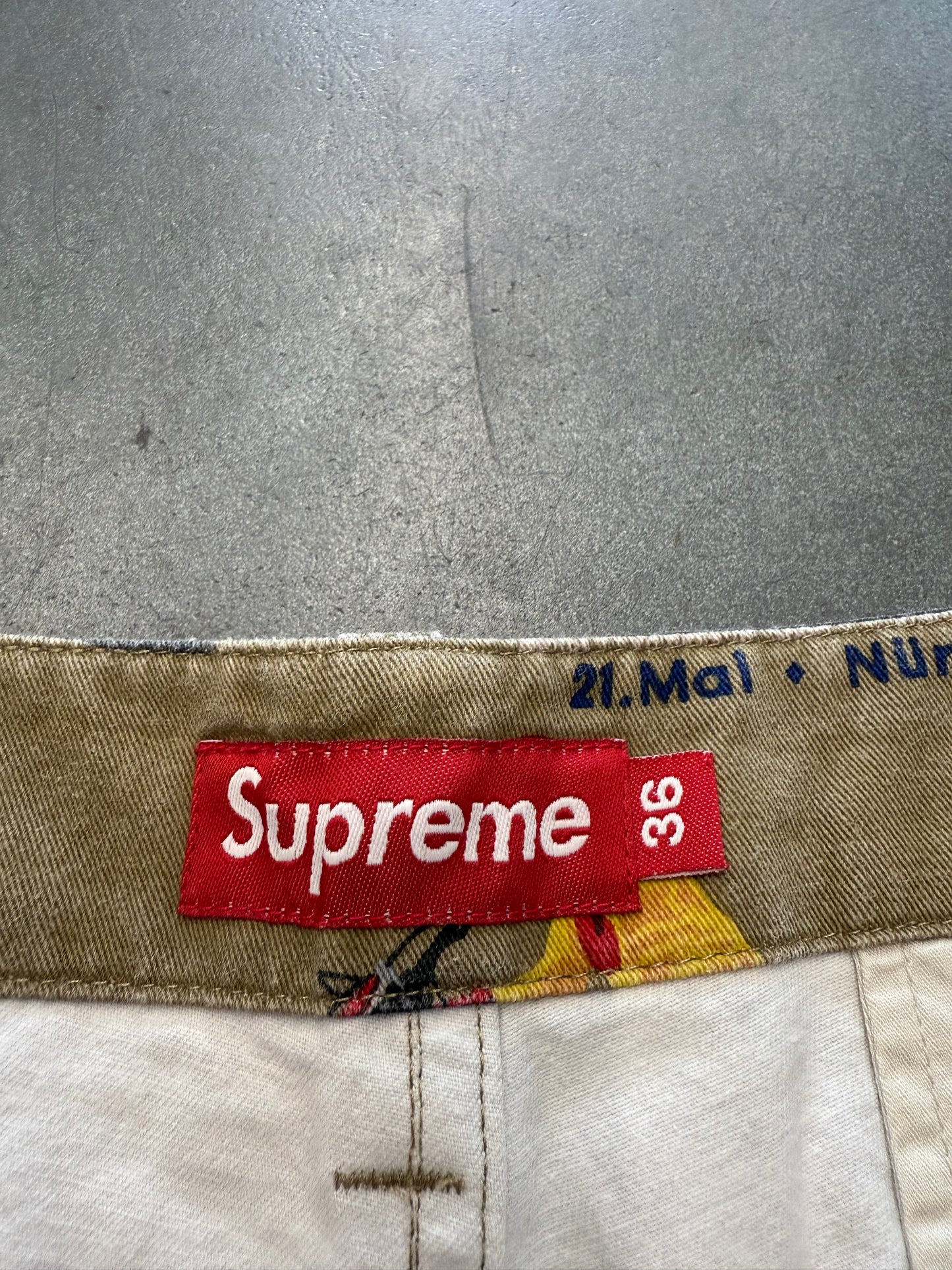 SS09 SUPREME MOTOCROSS SHORTS - ARMY GREEN (36)