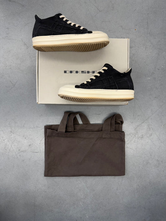 RICK OWENS DRKSHDW SLASHED LOW SNEAKS
