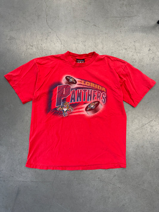 90S NHL FLORIDA PANTHERS HOCKEY PUCK TEE (AMERICA'S FAVORITE FOR MAGIC JOHNSON T'S TAG)