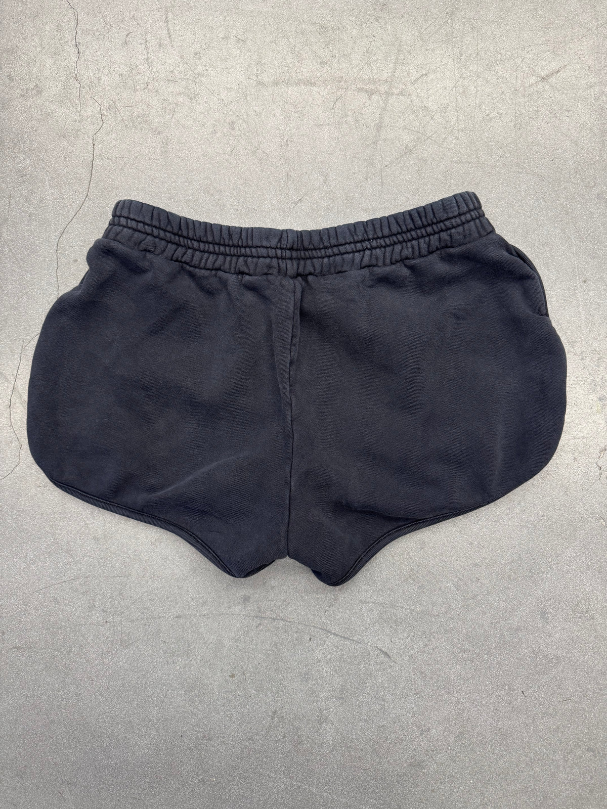 CHROME HEARTS WOMEN'S CROSS PATCH SWEAT SHORTS - BLACK