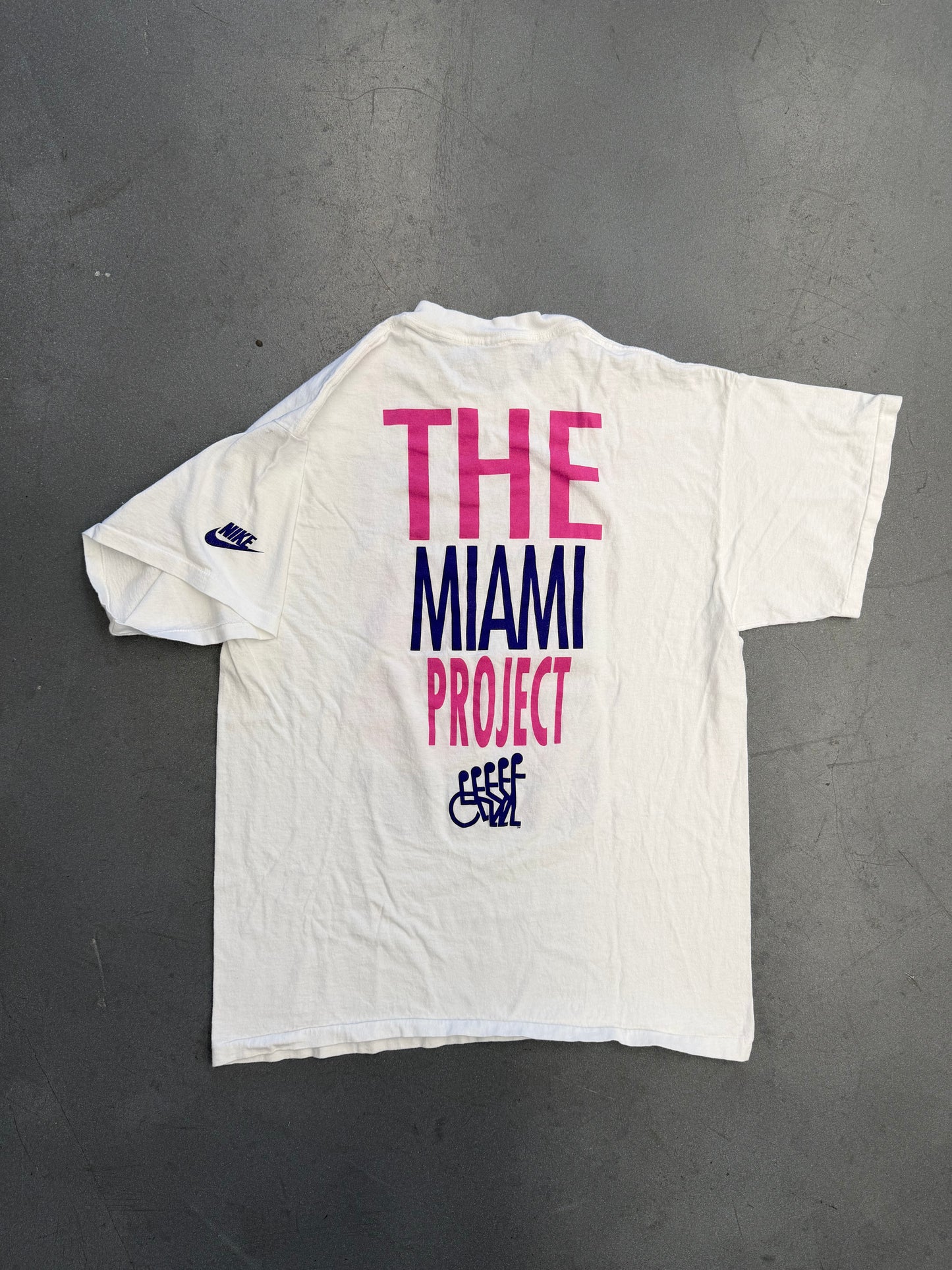 90S NIKE MARC BUONICONTI THE MIAMI PROJECT TEE (GREY NIKE TAG)