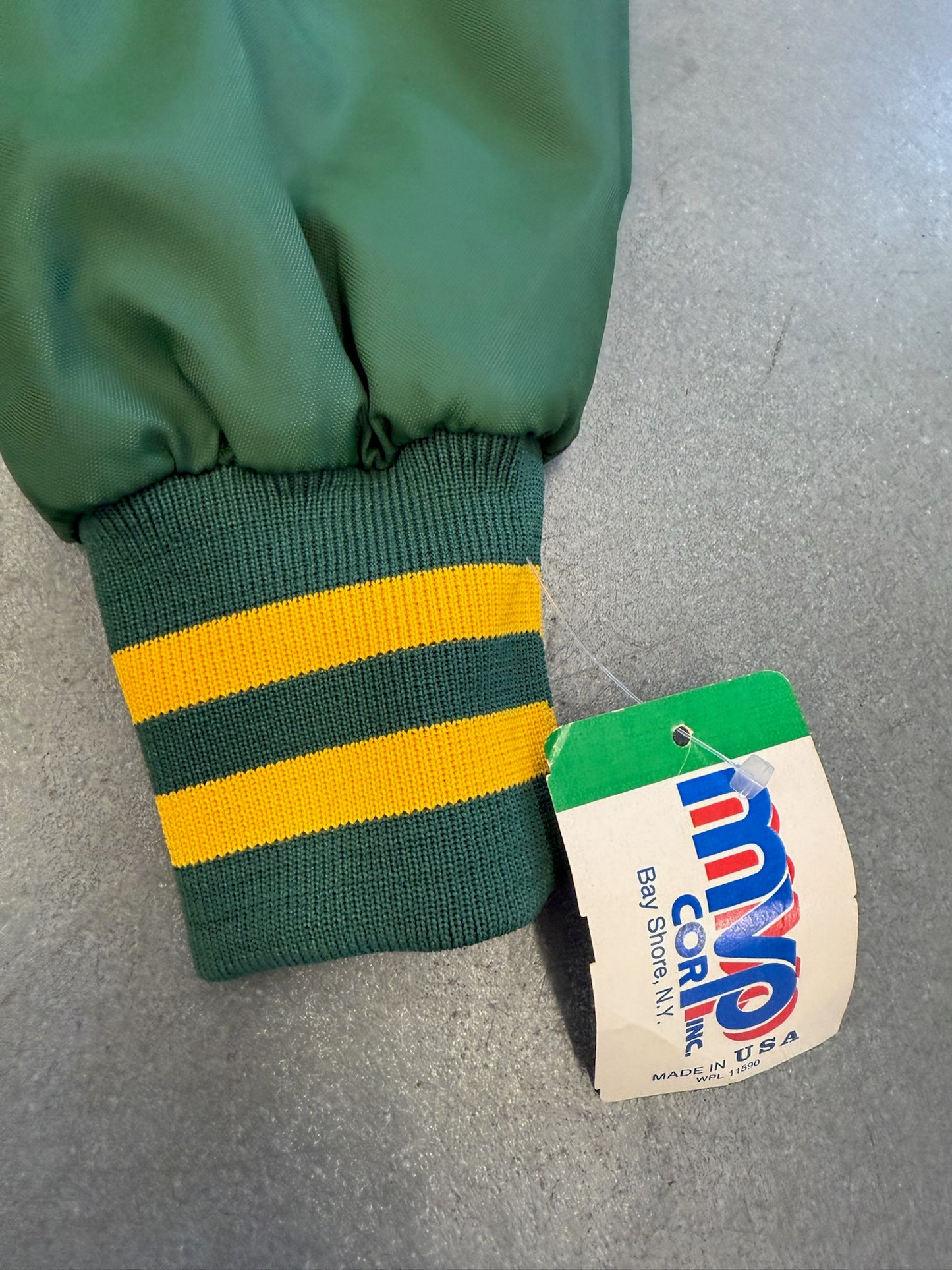 80S PERRIER BUTTON-UP VARSITY JACKET