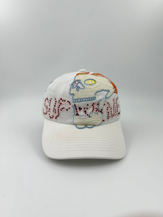 FW26 SUPREME WFST 6-PANEL HAT - WHITE