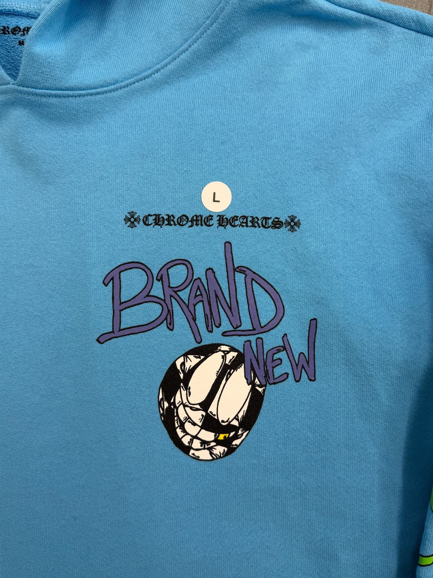 CHROME HEARTS MATTY BOY BRAND NEW HOODIE - BLUE