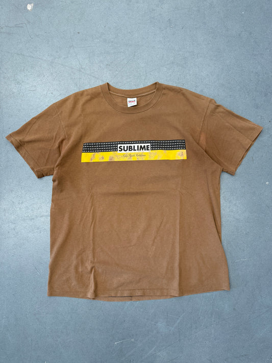 SUBLIME SKUNK RECORDS LONG BEACH CALIFORNIA TEE (RED BAR ANVIL TAG)