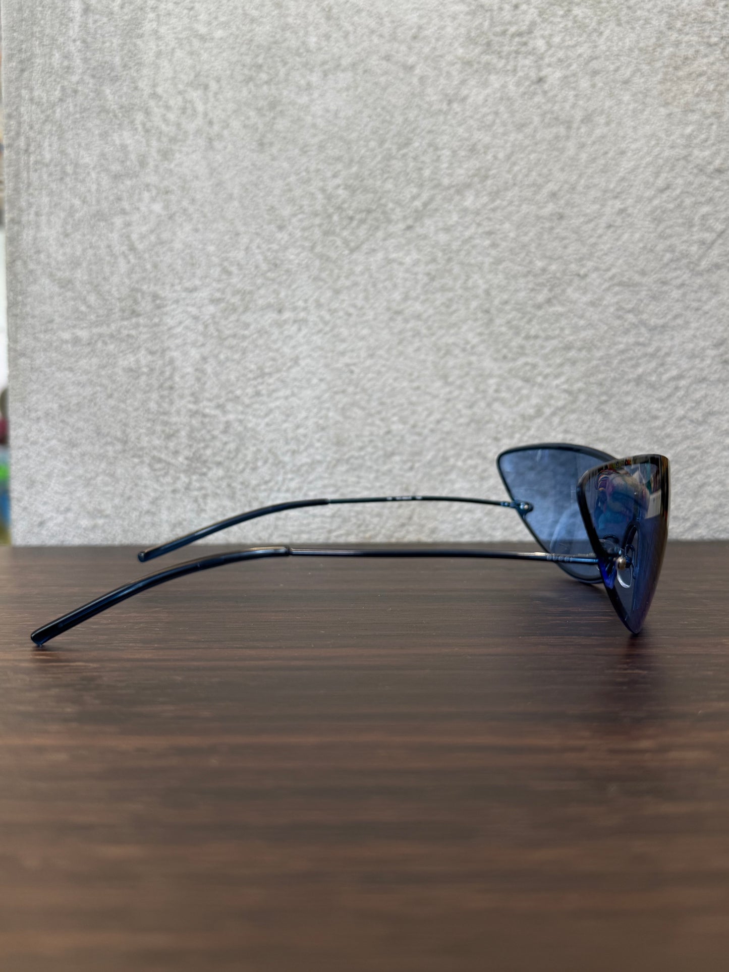 SS01 GUCCI RIMLESS TOM FORD ERA SHIELD MASK SUNGLASSES W/ REPLACEMENT BLACK SLEEVE