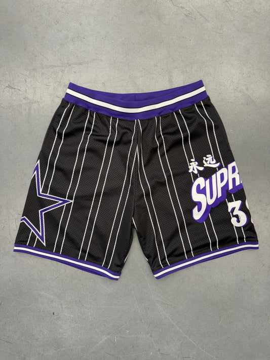 SS24 SUPREME STAR BASKETBALL SHORT - BLACK