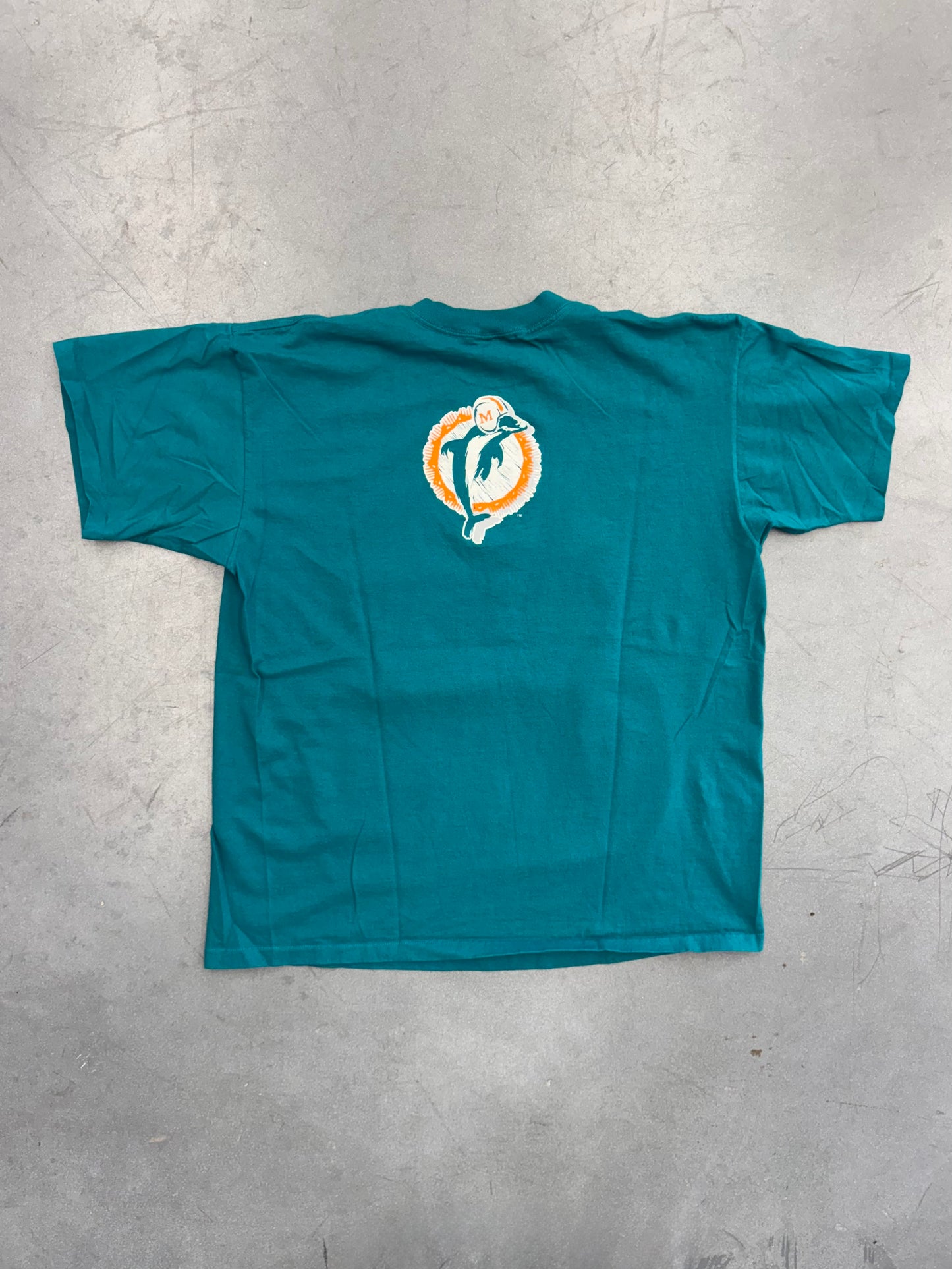 1993 APEX ONE MIAMI DOLPHINS BIG LOGO TEE