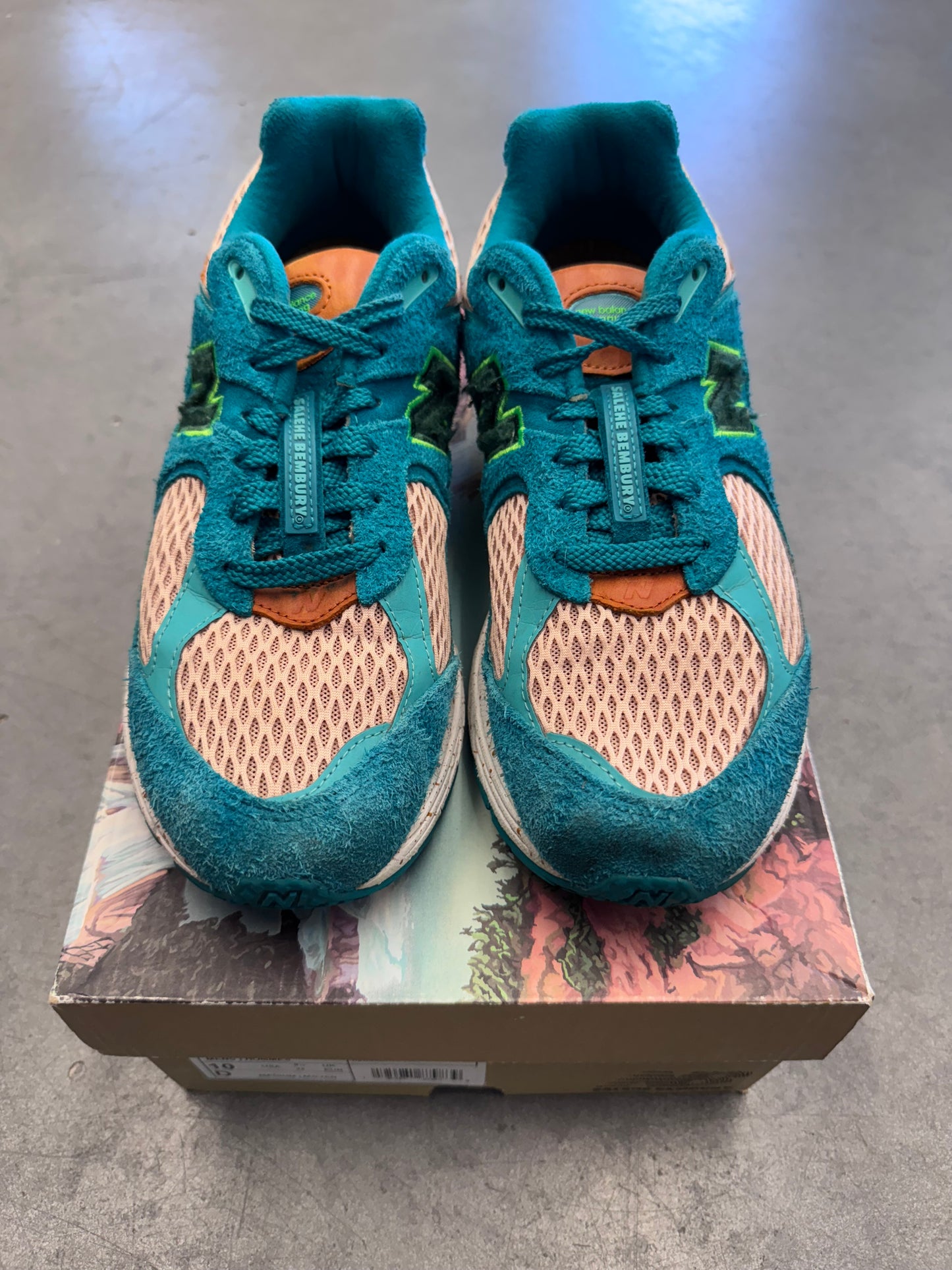 2021 SIZE 10 NEW BALANCE 2002R SALEHE BEMBURY WATER BE THE GUIDE (PRE-OWNED WITH BOX)