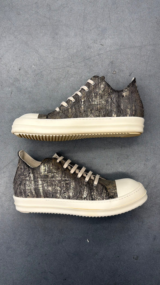 SS25 RICK OWENS DRKSHDW HOLLYWOOD LOW-TOP SNEAKERS MEGACRUST