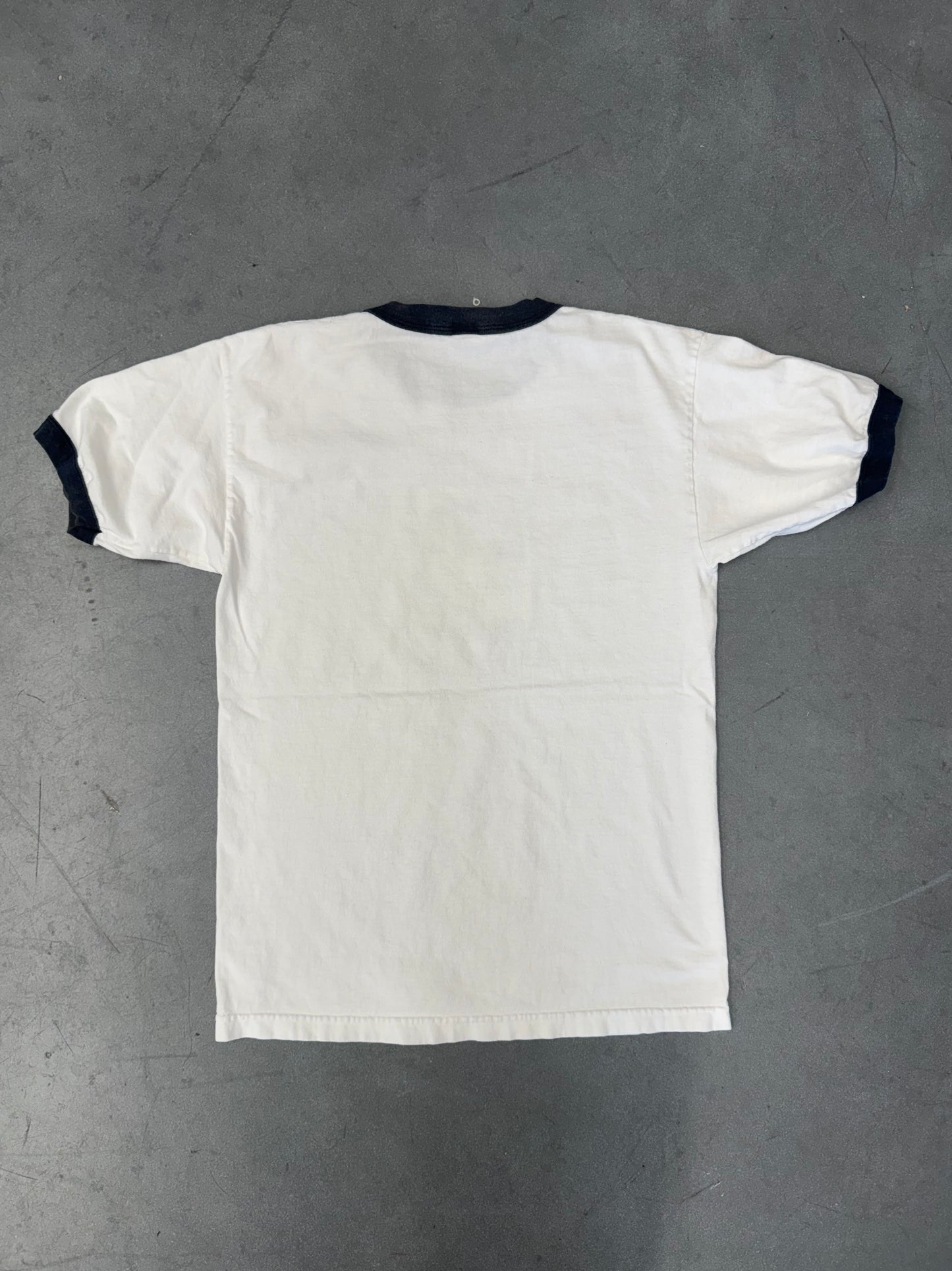90S BOB ROSS HAPPY TREES RINGER TEE (AAA TAG)