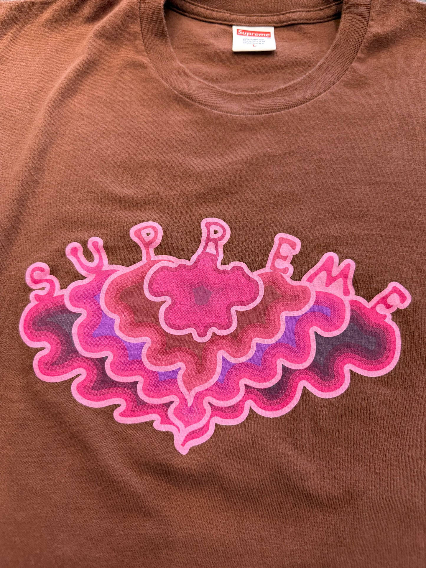 SS19 SUPREME CLOUD TEE - BROWN
