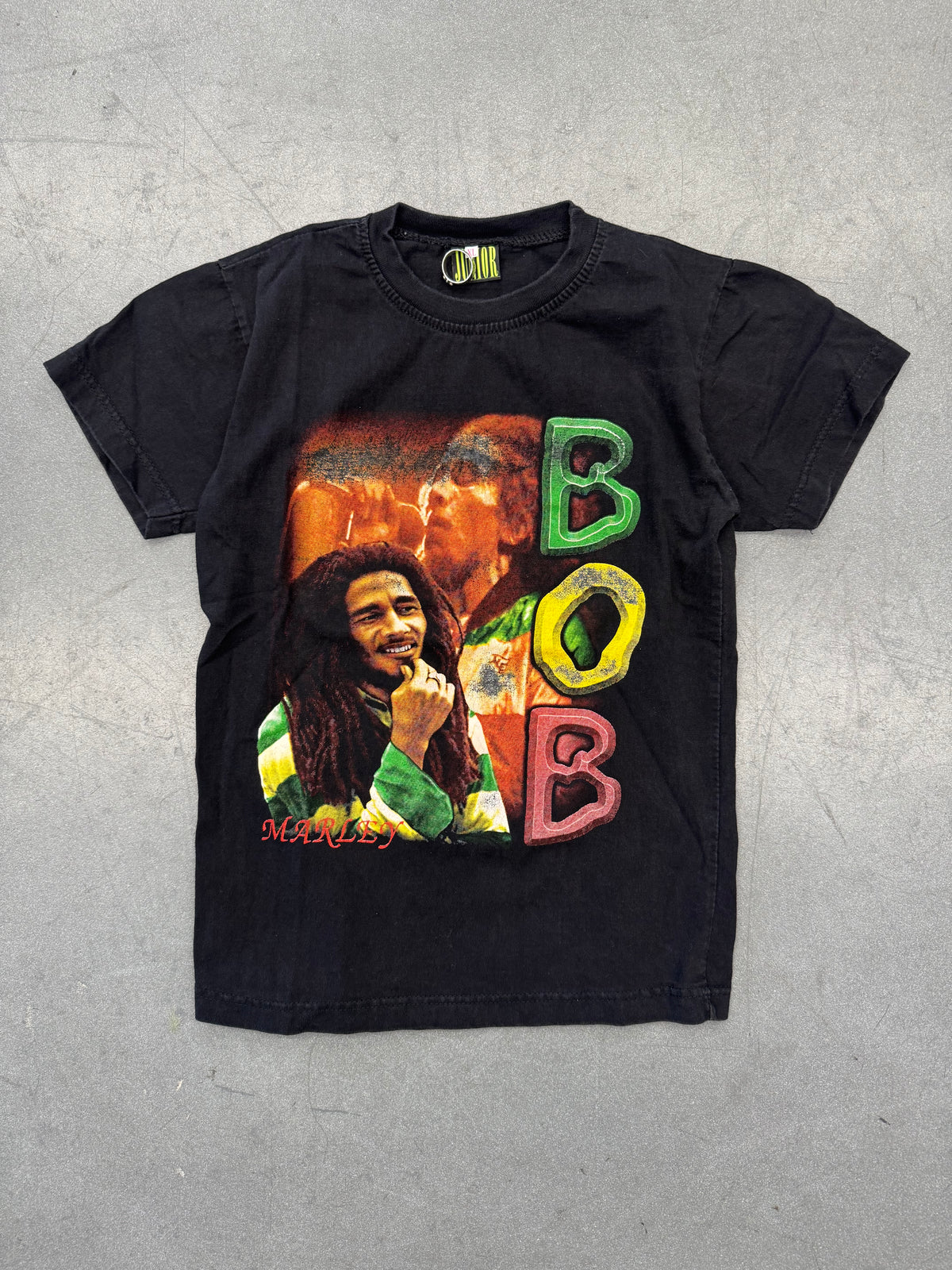 00'S BOB MARLEY DOUBLE-SIDED RAP STYLE YOUTH TEE (JUNIOR TAG)