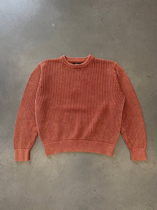 STUSSY PIGMENT DYED LOOSE GAUGE SWEATER