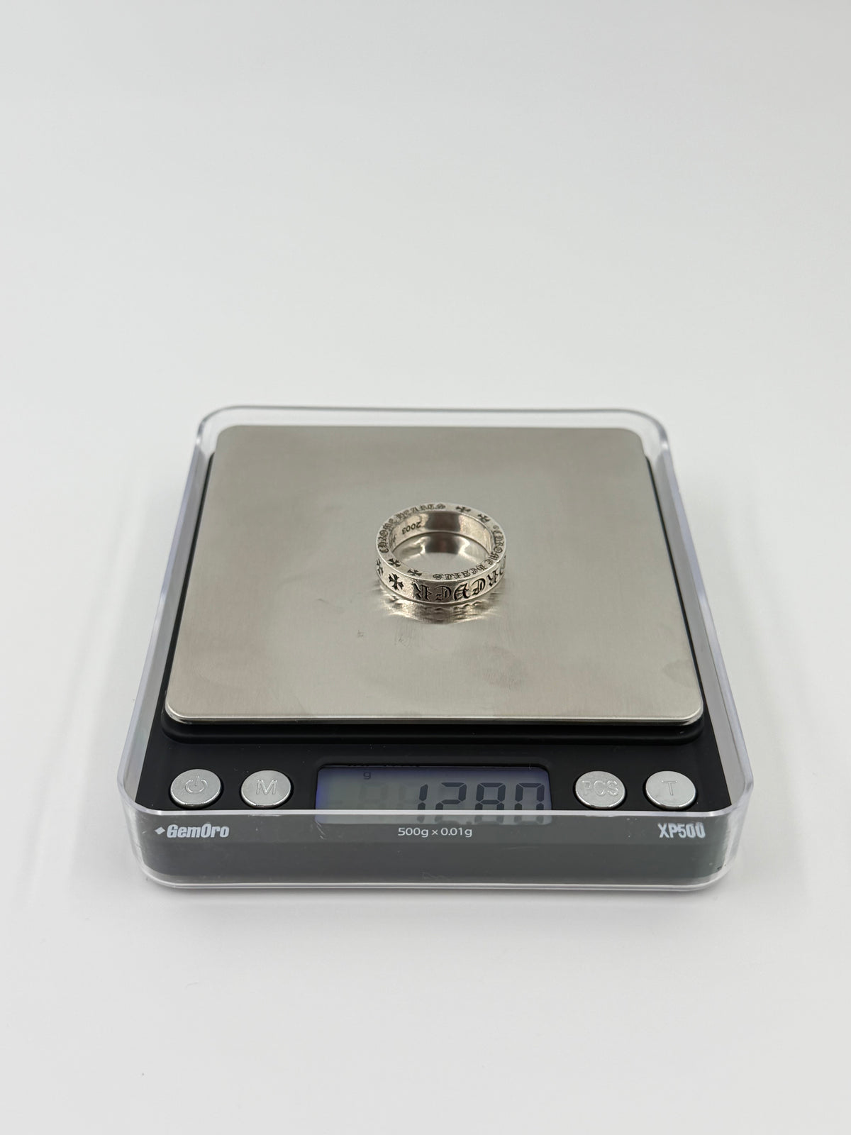 CHROME HEARTS CH FOREVER SPACER SILVER RING (11.5)