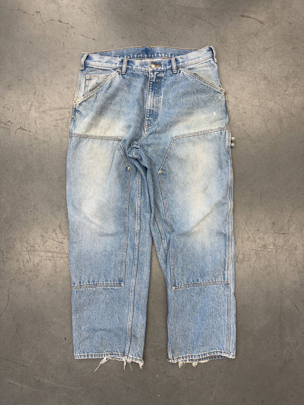 SS23 SUPREME DOUBLE KNEE PAINTER PANT - WASHED BLUE