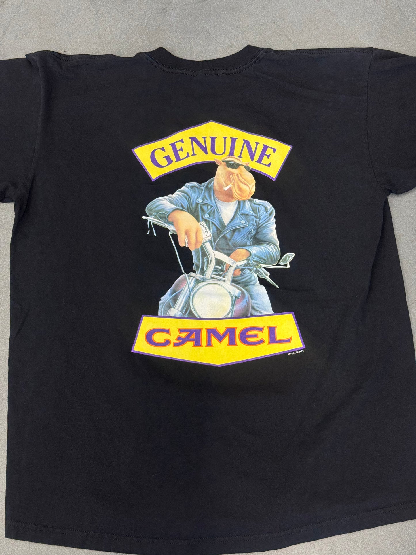 1994 CAMEL GENUINE TASTE GENUINE CAMEL POCKET TEE (AMERICAN BORN TAG)