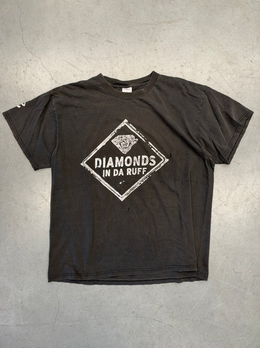 1999-2000 ROC-A-FELLA RECORDS DIAMONDS IN DA RUFF "FOR LIFE PROMO RAP TEE (DELTA TAG)