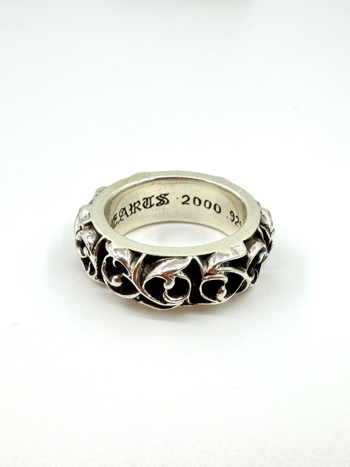 CHROME HEARTS ETERNITY VINE SILVER RING