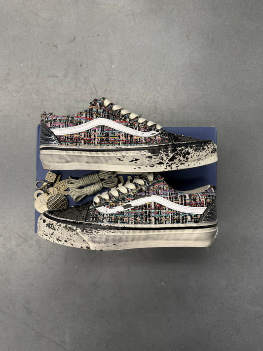2026 VANS PREMIUM OLD SKOOL CHARMS - BLACK/GREY (W/ BOX)