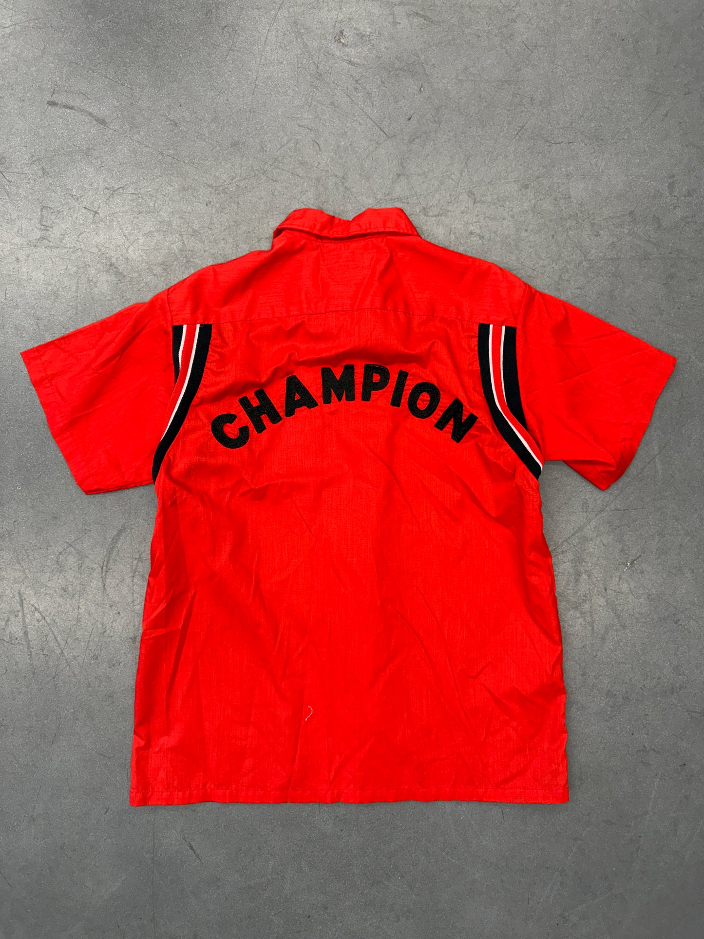 60'S TIM CHAMPION CHAINSTITCH BOWLING BUTTON UP SHIRT (HILTON TAG)
