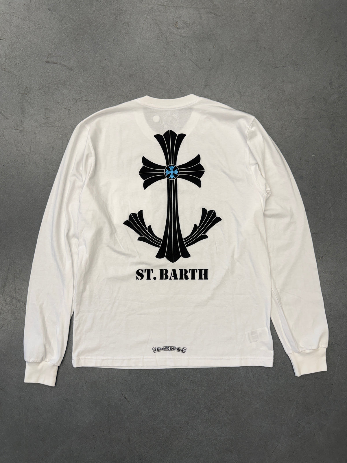 CHROME HEARTS ST. BARTH'S ANCHOR LONG SLEEVE TEE