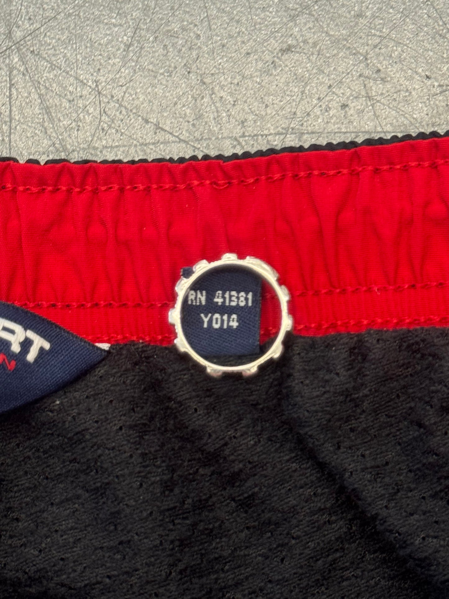 VINTAGE RALPH LAUREN POLO SPORT TRACK PANTS - BLACK