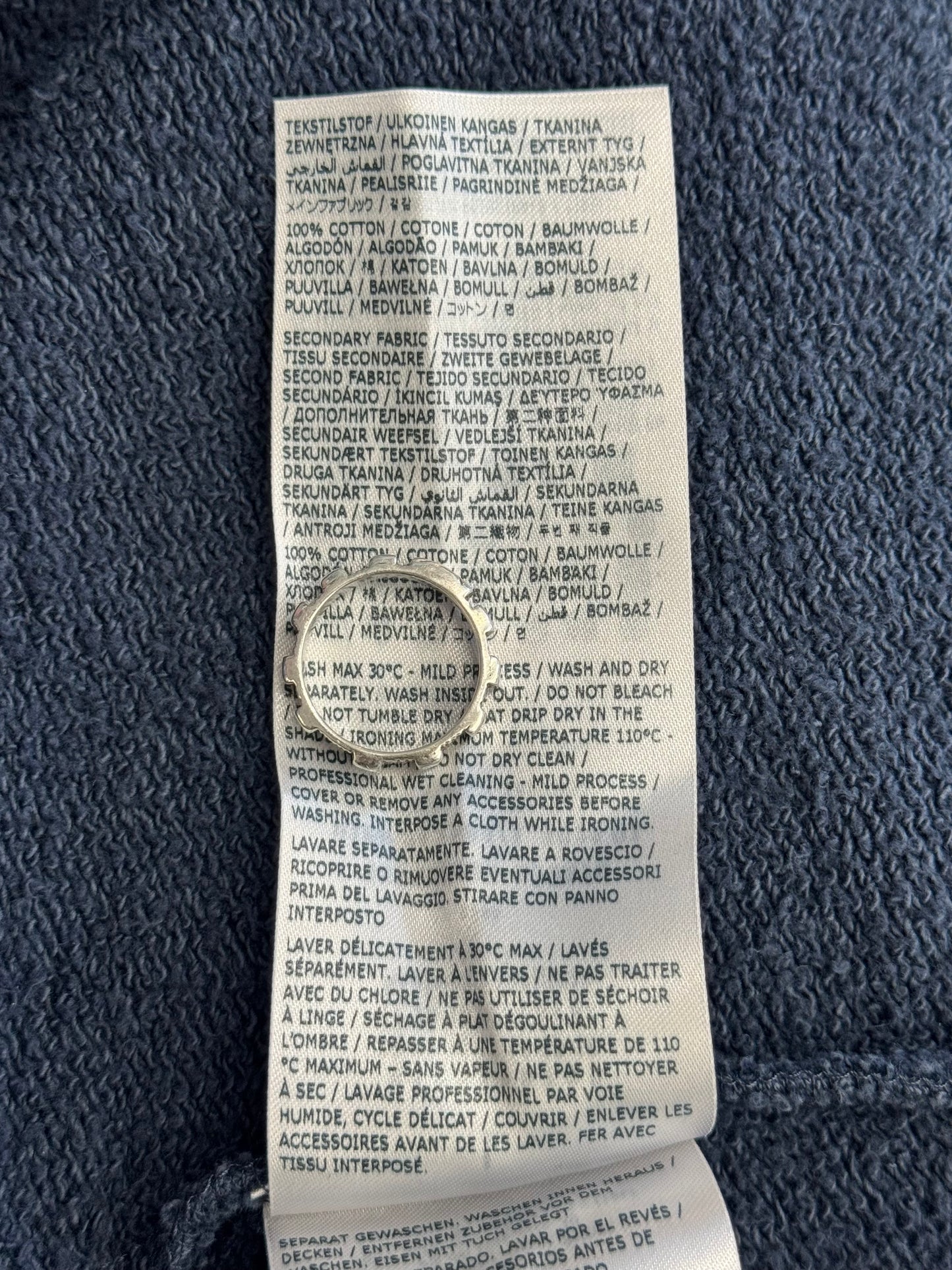 MAISON MARGIELA REVERSE LOGO STITCHED CREWNECK