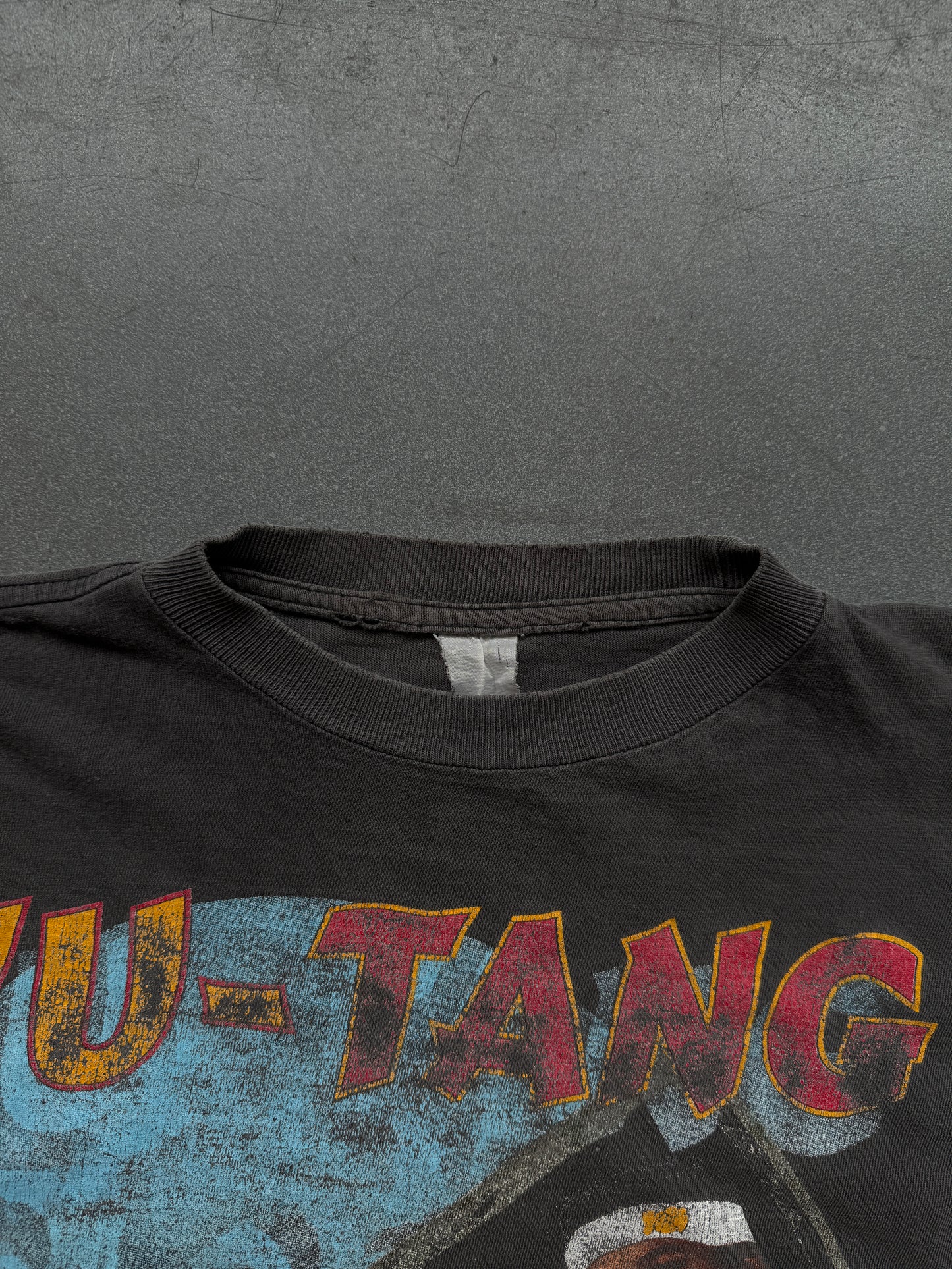 90'S WU-TANG CLAN ICE CREAM RAEKWON BOOTLEG RAP TEE (FADED TAG)