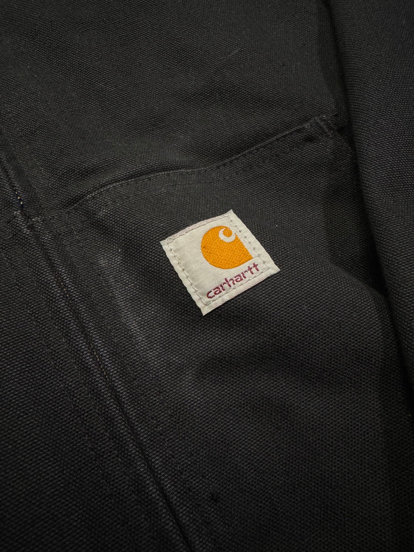 90'S CARHARTT FULL ZIP HOODED JACKET (CARHARTT UNION LABOR J131 BLK TAG)