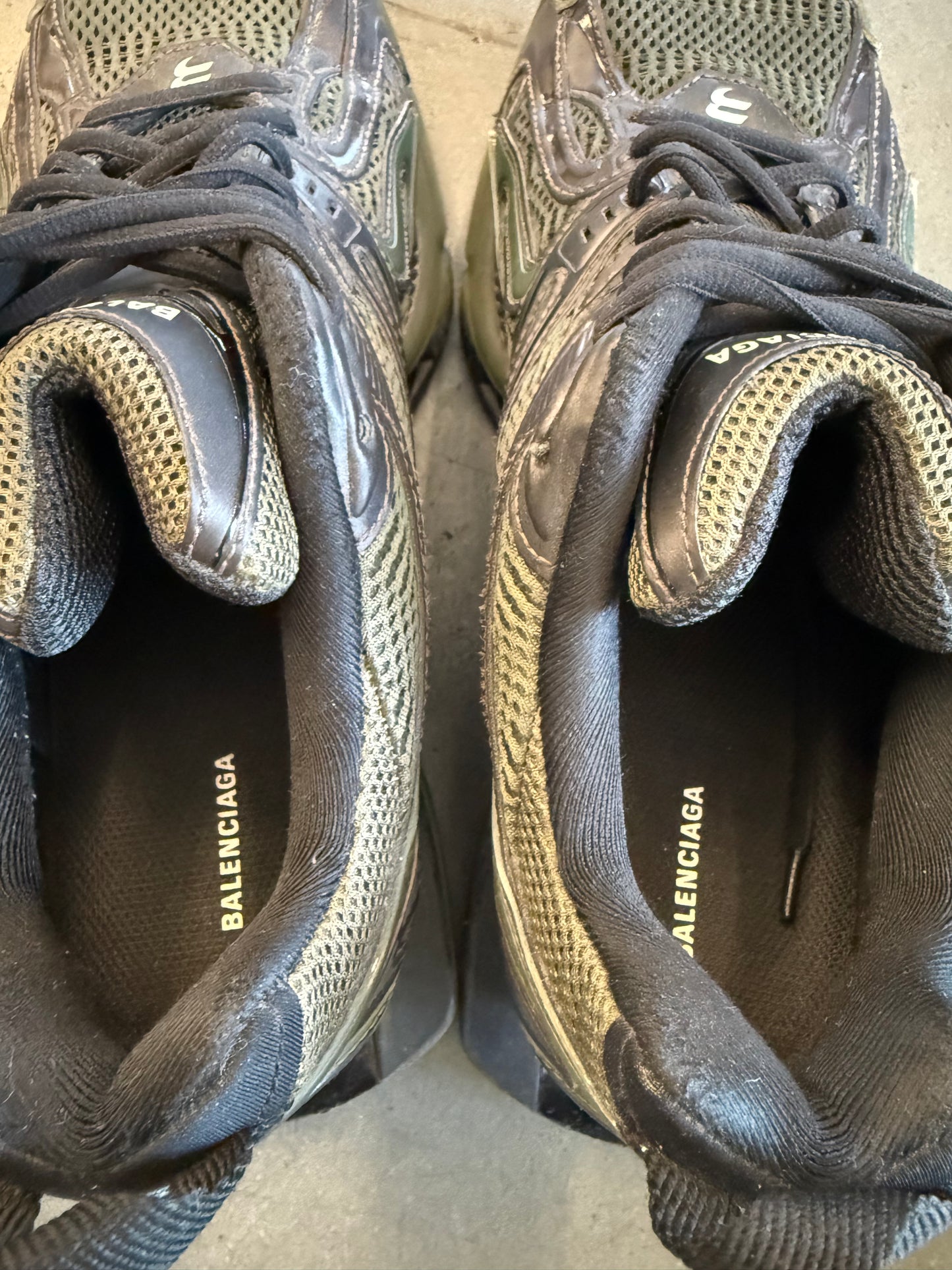 SIZE 44 BALENCIAGA X-PANDER TRACK RUNNER SHOE (PRE-OWNED NO BOX)