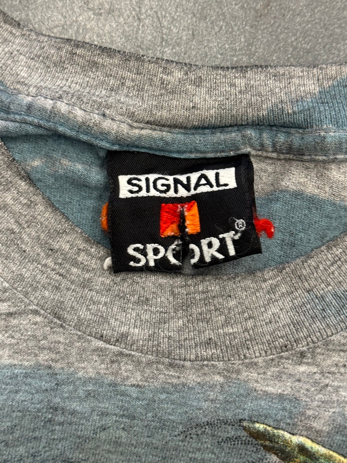 1994 HABITAT SEA TURTLES AOP BLEACHED TEE (SIGNAL SPORT TAG)
